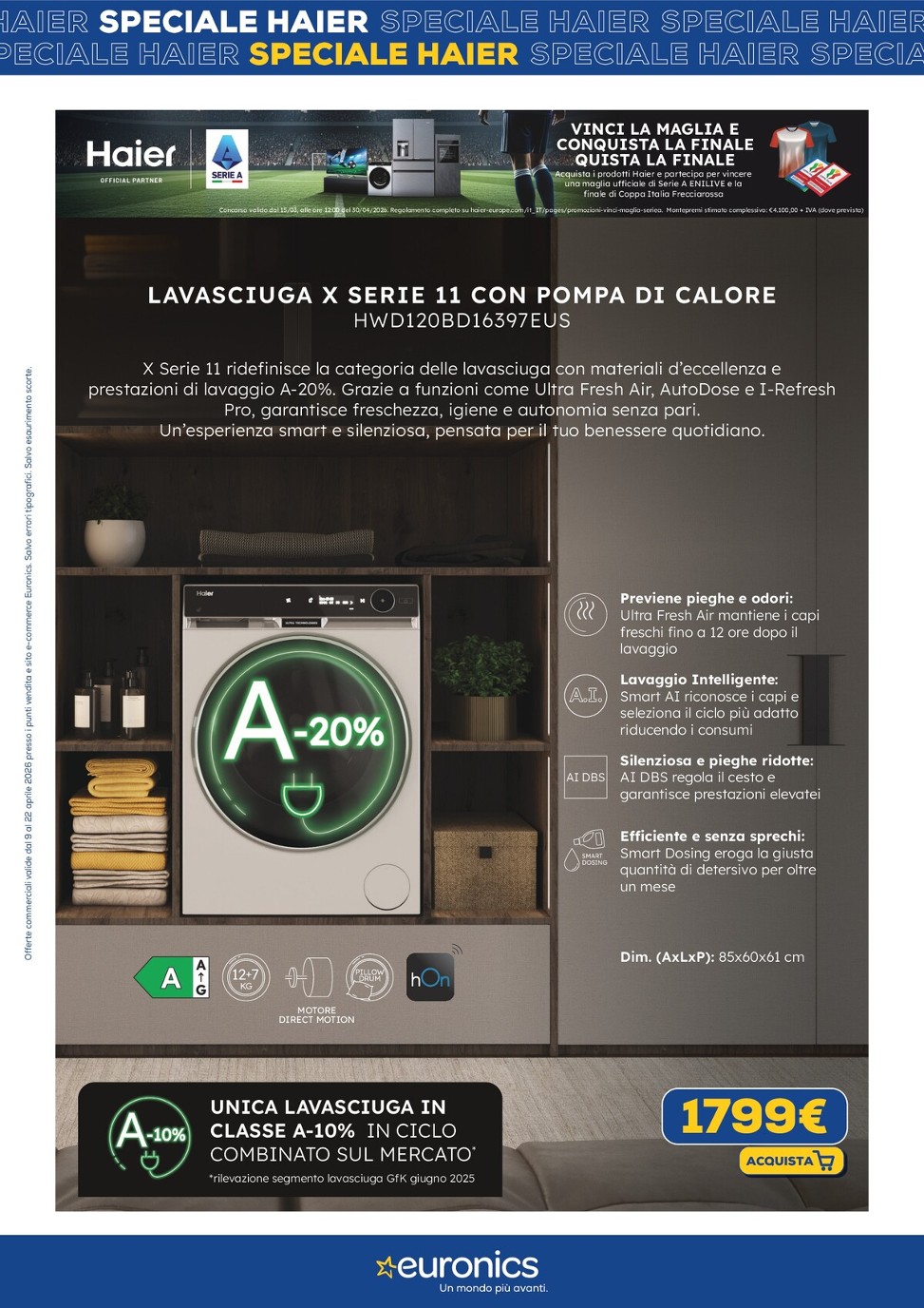 euronics - Volantino attuale di Euronics - Haier valido dal giovedì 09/04/2026 al mercoledì 22/04/2026 - page: 5