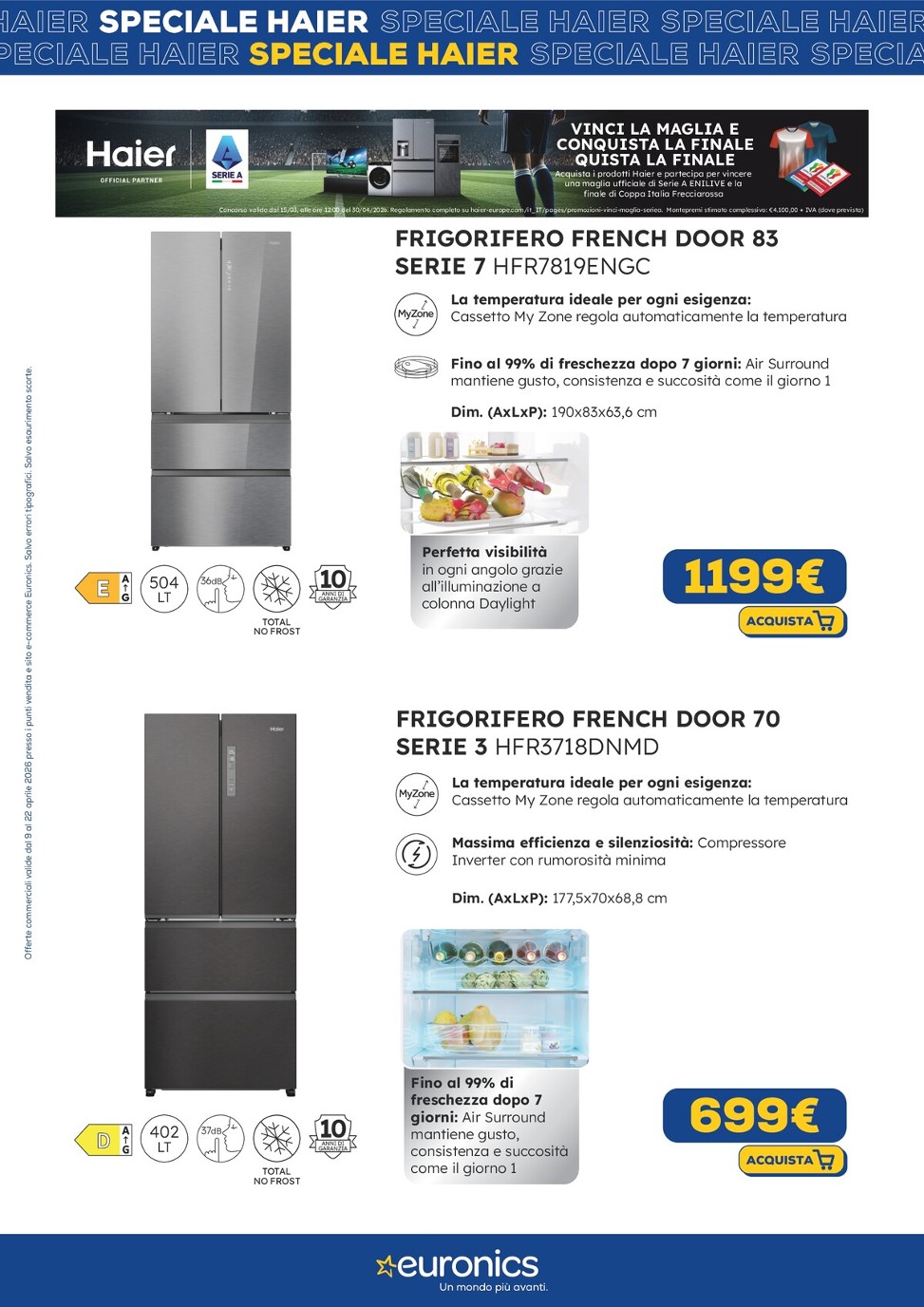 euronics - Volantino attuale di Euronics - Haier valido dal giovedì 09/04/2026 al mercoledì 22/04/2026 - page: 4