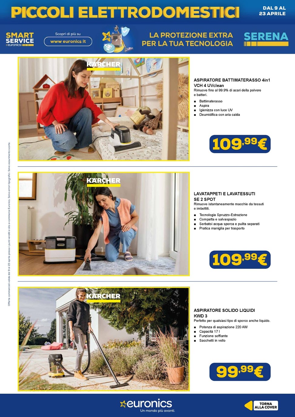 euronics - Volantino attuale di Euronics - Piccoli Elettrodomestici valido dal giovedì 09/04/2026 al giovedì 23/04/2026 - page: 7