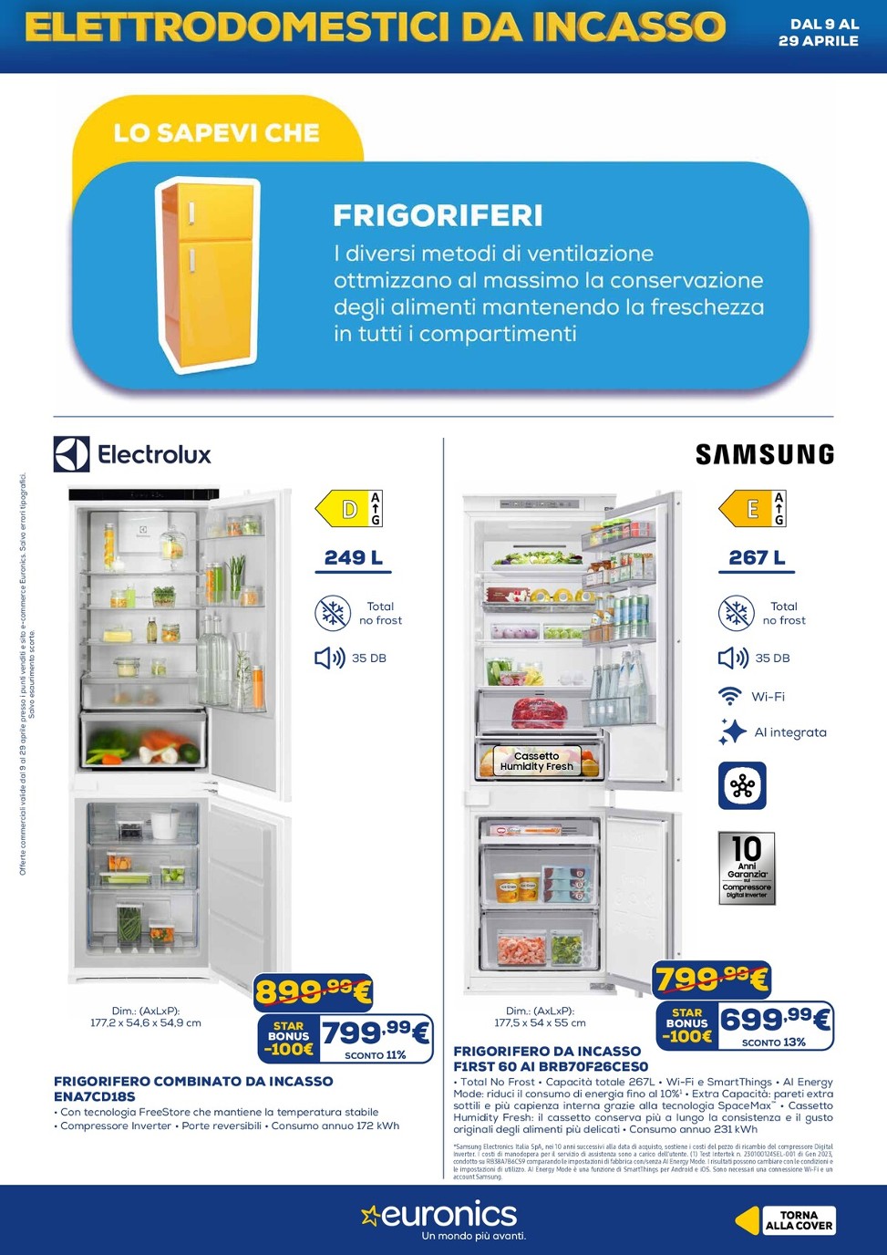 euronics - Volantino attuale di Euronics - Incasso valido dal giovedì 09/04/2026 al mercoledì 29/04/2026 - page: 14