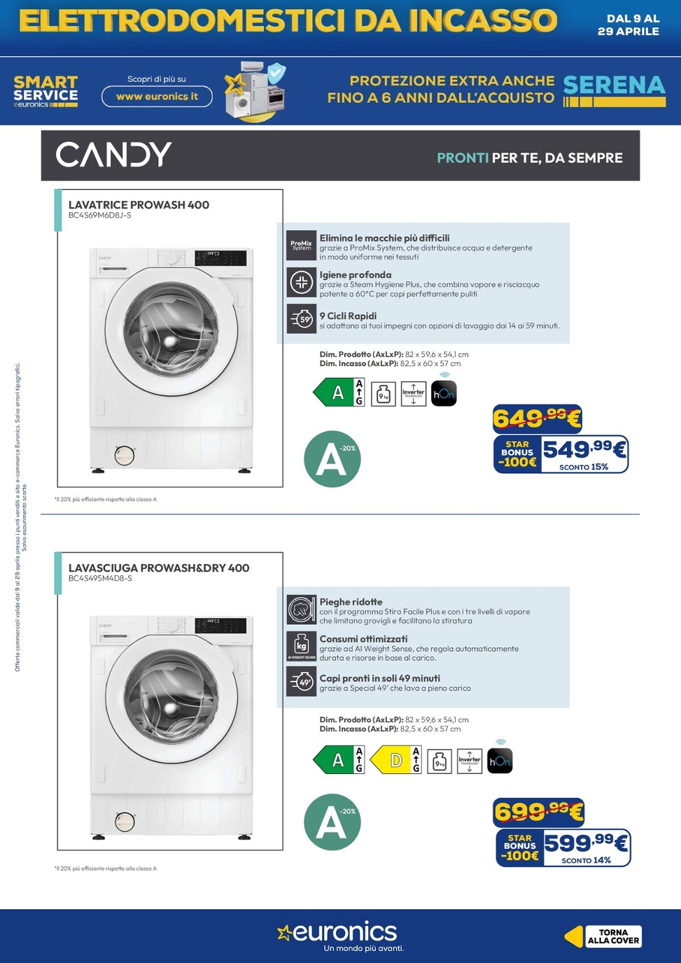 euronics - Volantino attuale di Euronics - Incasso valido dal giovedì 09/04/2026 al mercoledì 29/04/2026 - page: 16