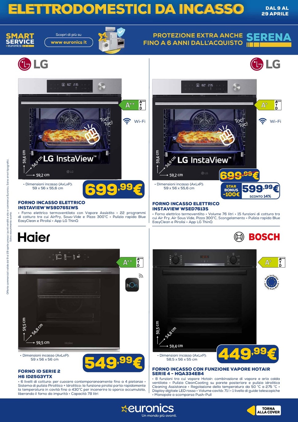 euronics - Volantino attuale di Euronics - Incasso valido dal giovedì 09/04/2026 al mercoledì 29/04/2026 - page: 8