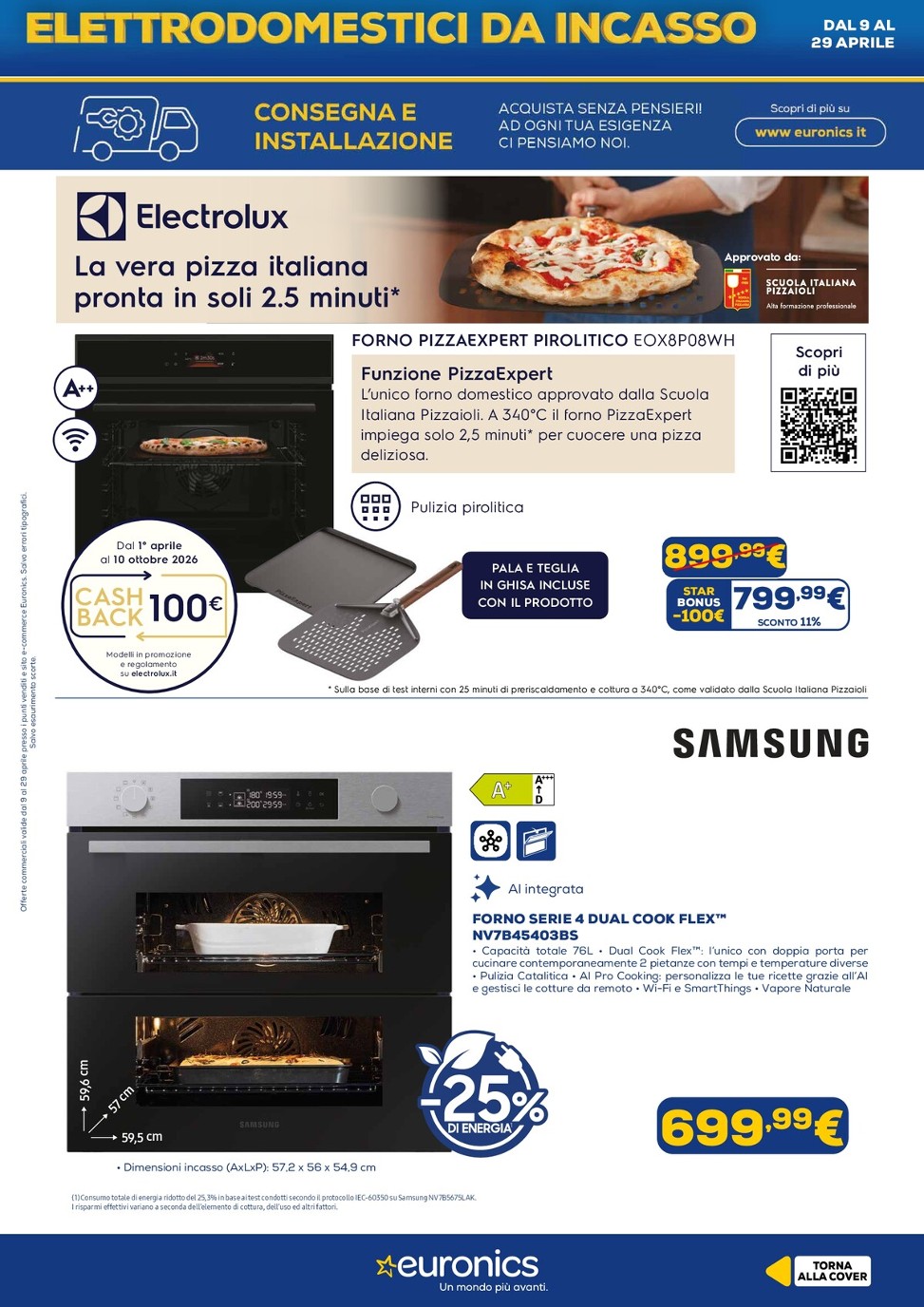 euronics - Volantino attuale di Euronics - Incasso valido dal giovedì 09/04/2026 al mercoledì 29/04/2026 - page: 7