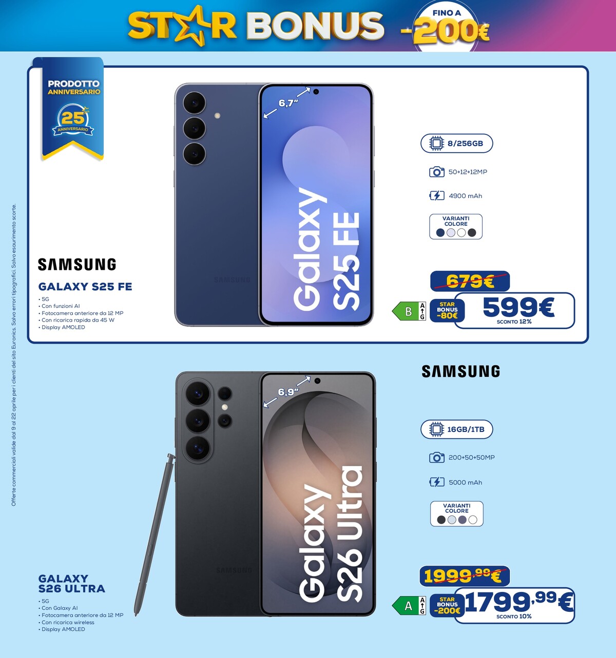 euronics - Volantino attuale di Euronics - Star Bonus valido dal giovedì 09/04/2026 al mercoledì 22/04/2026 - page: 17