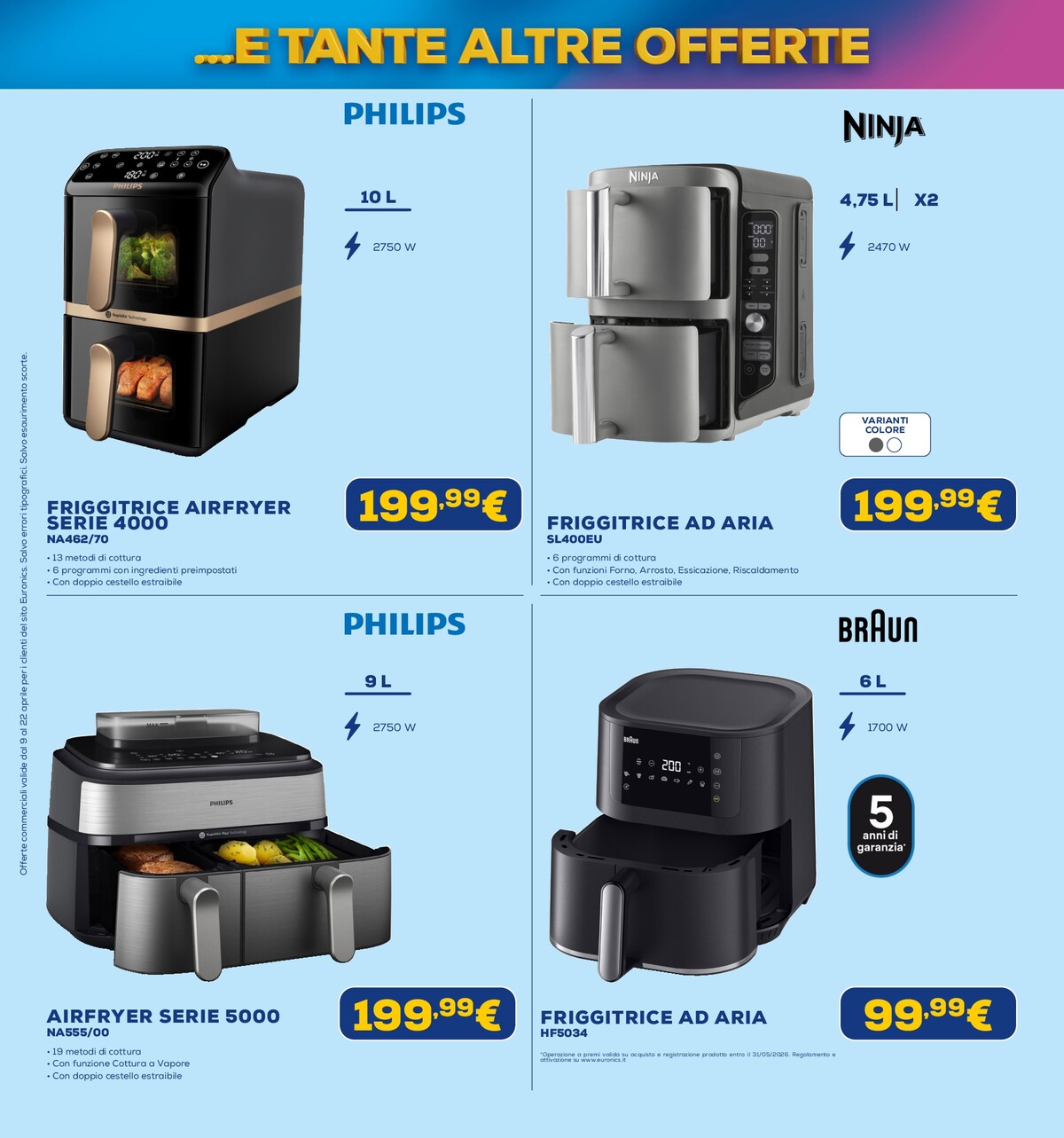 euronics - Volantino attuale di Euronics - Star Bonus valido dal giovedì 09/04/2026 al mercoledì 22/04/2026 - page: 43