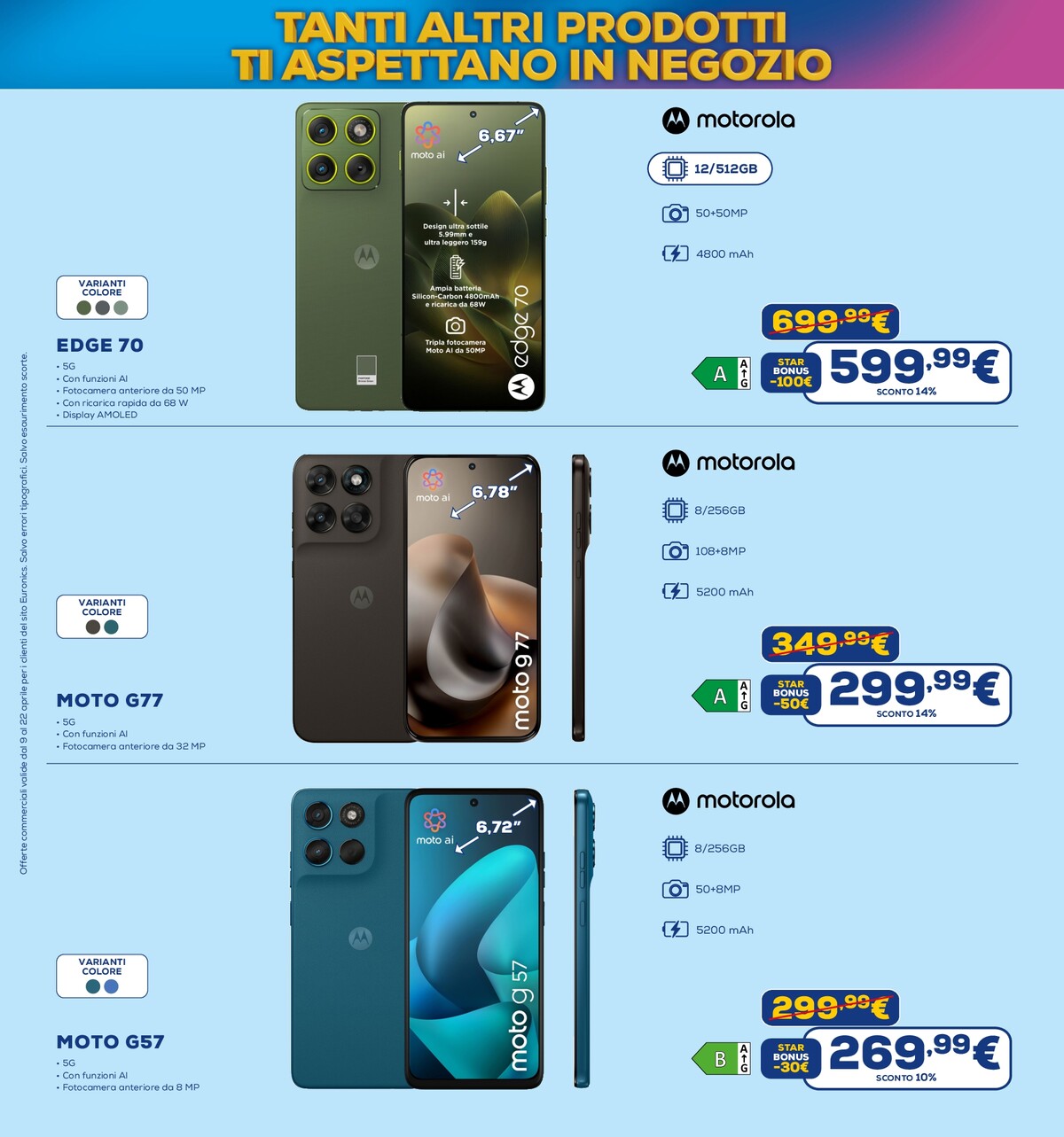 euronics - Volantino attuale di Euronics - Star Bonus valido dal giovedì 09/04/2026 al mercoledì 22/04/2026 - page: 16