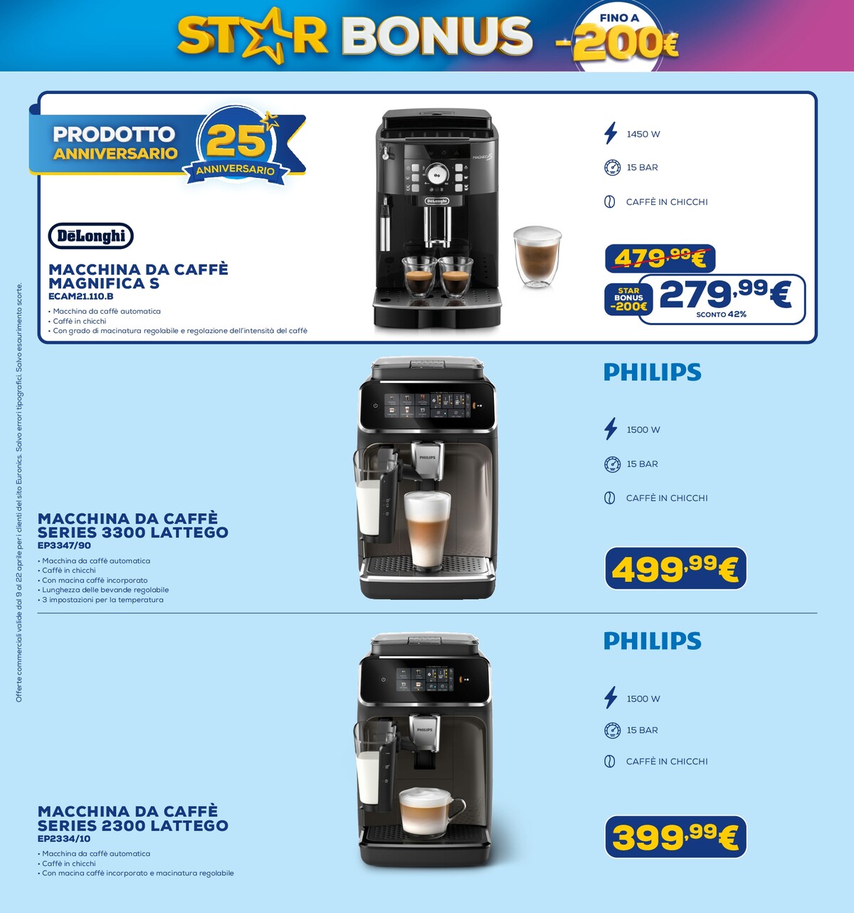 euronics - Volantino attuale di Euronics - Star Bonus valido dal giovedì 09/04/2026 al mercoledì 22/04/2026 - page: 45