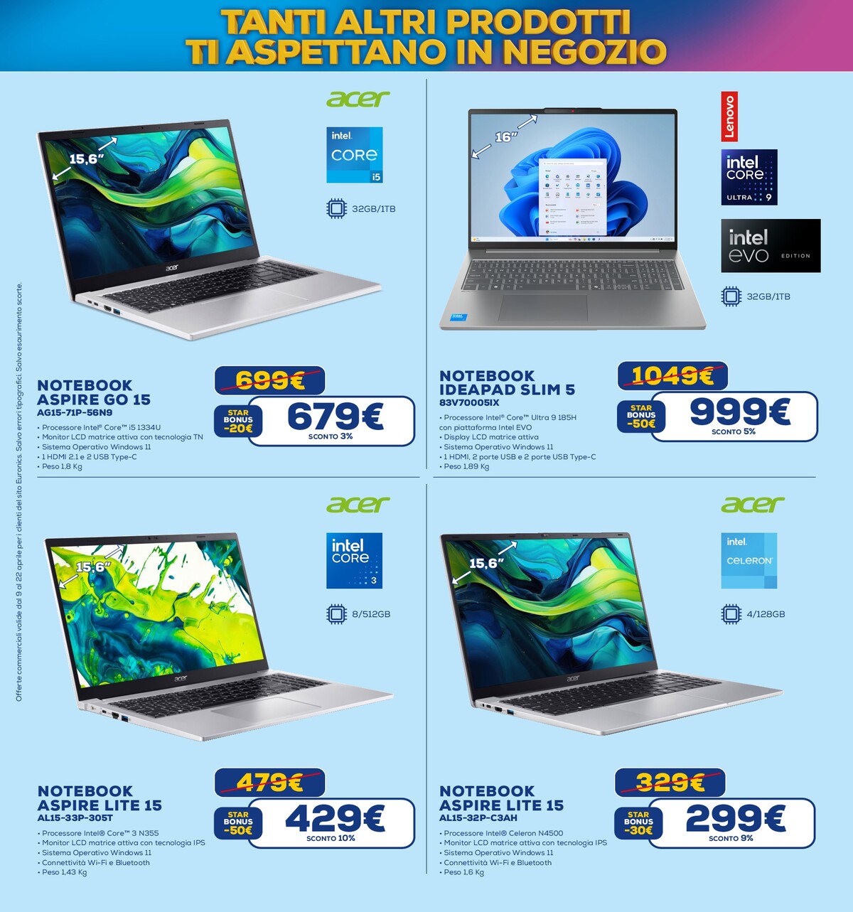 euronics - Volantino attuale di Euronics - Star Bonus valido dal giovedì 09/04/2026 al mercoledì 22/04/2026 - page: 24