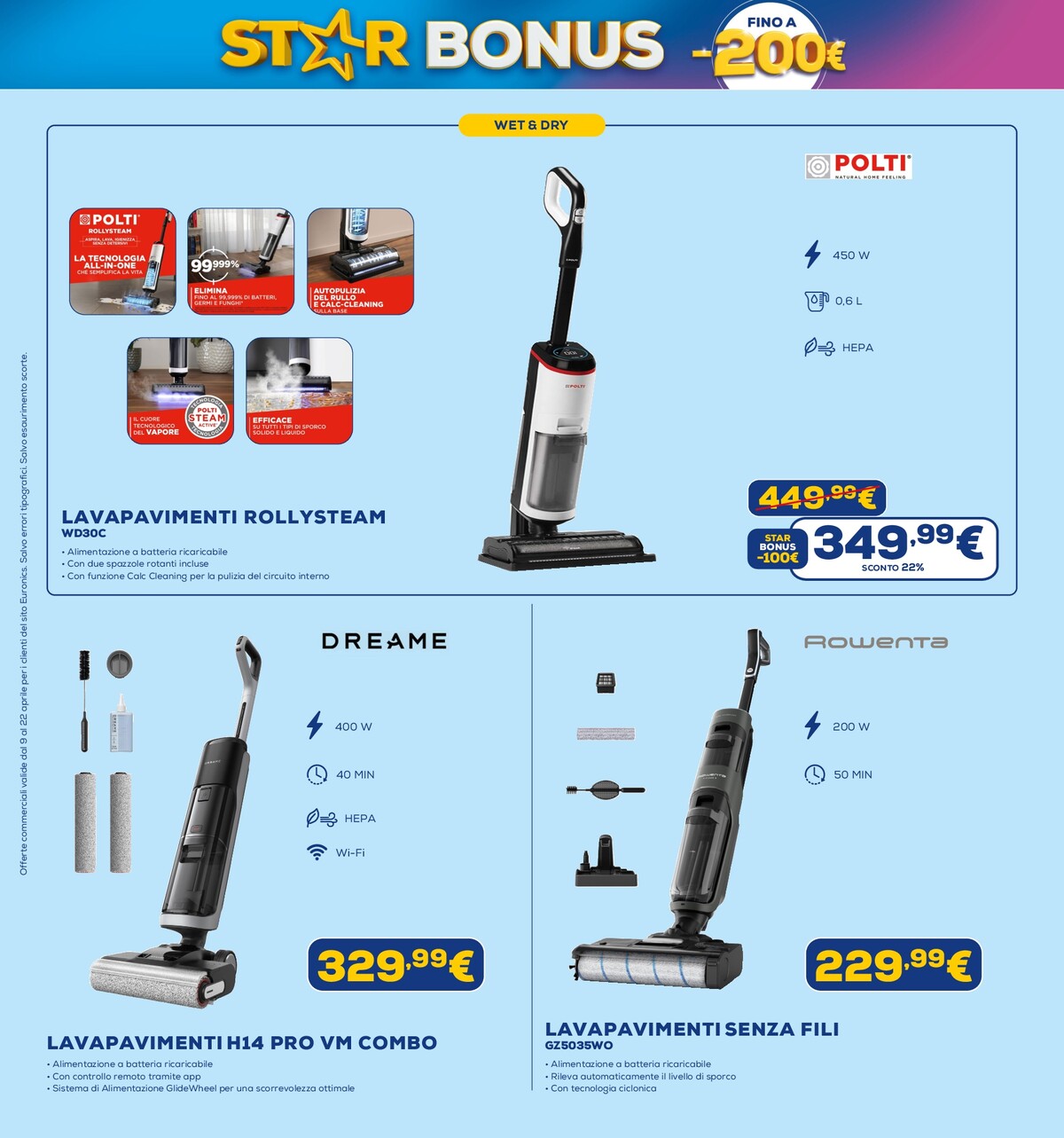 euronics - Volantino attuale di Euronics - Star Bonus valido dal giovedì 09/04/2026 al mercoledì 22/04/2026 - page: 39
