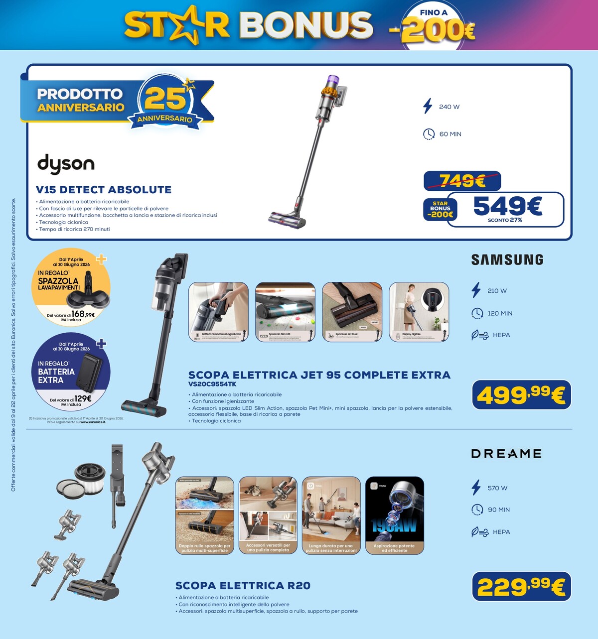 euronics - Volantino attuale di Euronics - Star Bonus valido dal giovedì 09/04/2026 al mercoledì 22/04/2026 - page: 37