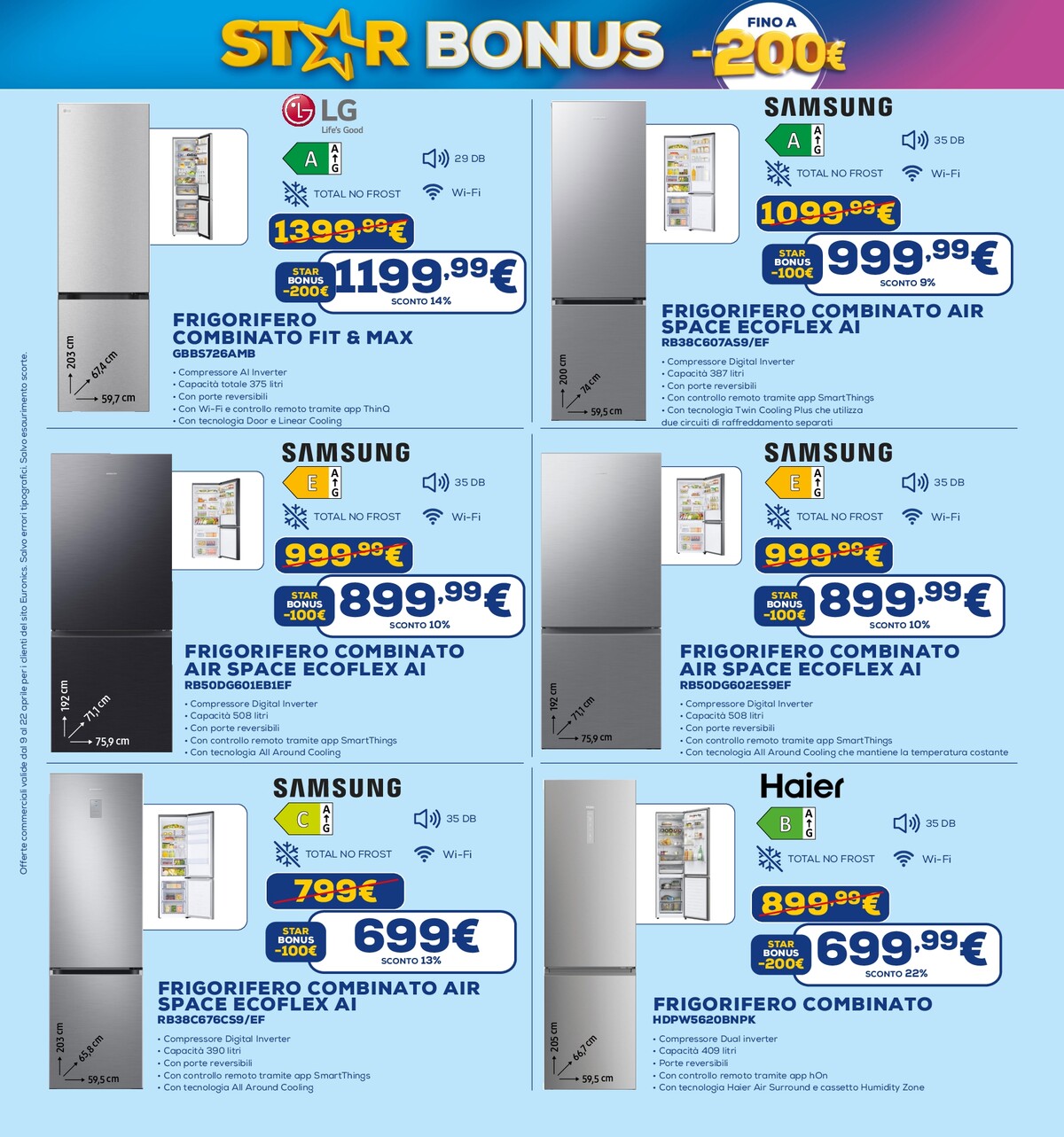 euronics - Volantino attuale di Euronics - Star Bonus valido dal giovedì 09/04/2026 al mercoledì 22/04/2026 - page: 5