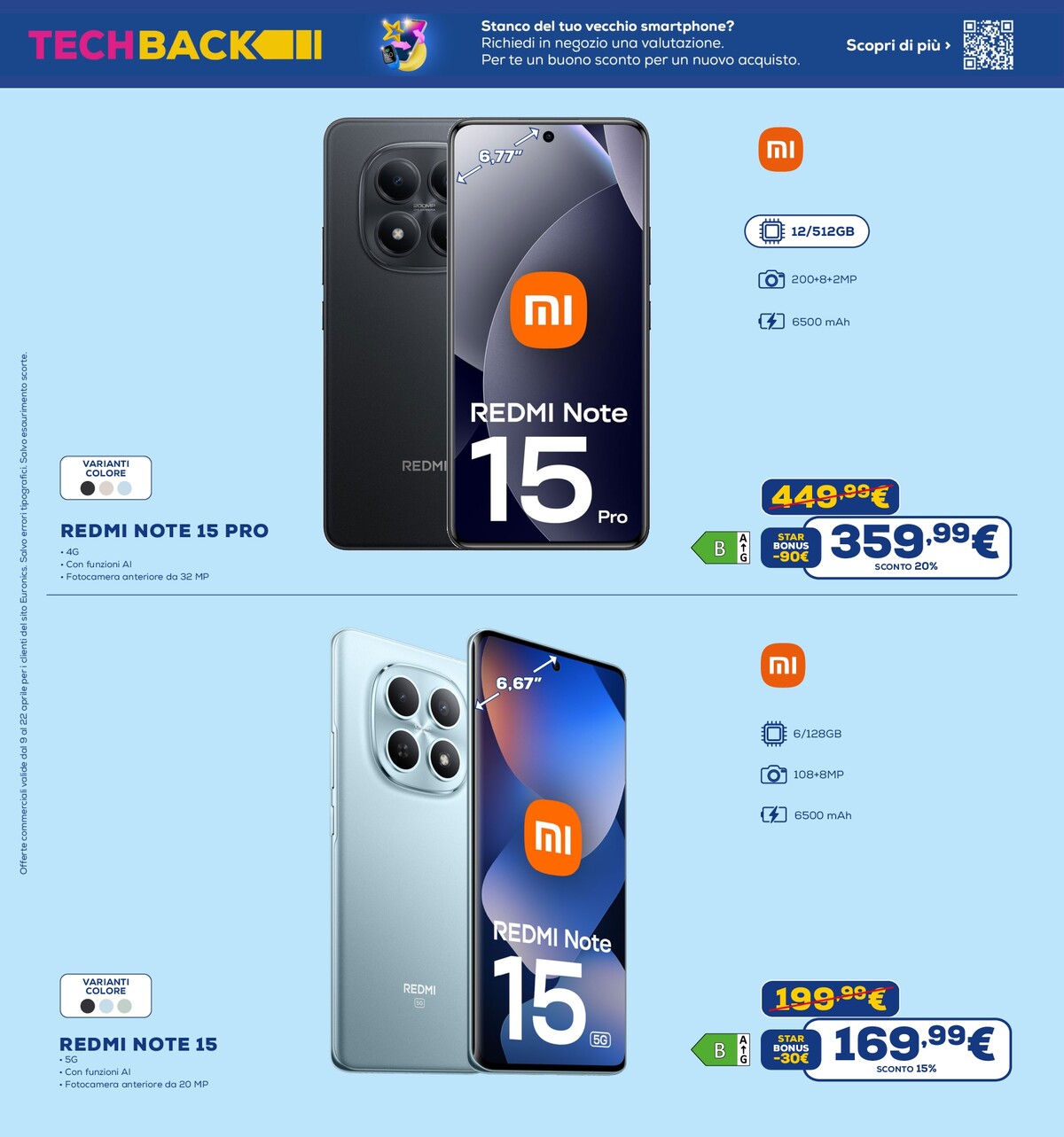 euronics - Volantino attuale di Euronics - Star Bonus valido dal giovedì 09/04/2026 al mercoledì 22/04/2026 - page: 18