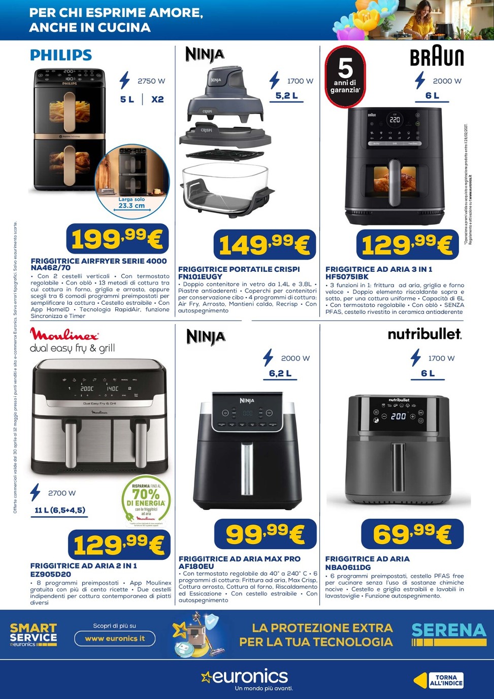 euronics - Volantino attuale di Euronics valido dal giovedì 30/04/2026 al martedì 12/05/2026 - page: 8