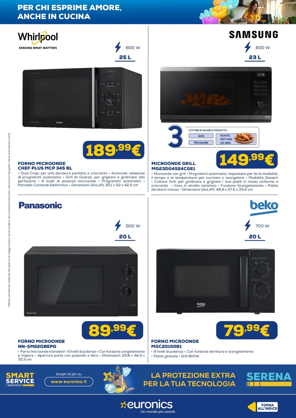 euronics - Volantino attuale di Euronics valido dal giovedì 30/04/2026 al martedì 12/05/2026 - page: 28