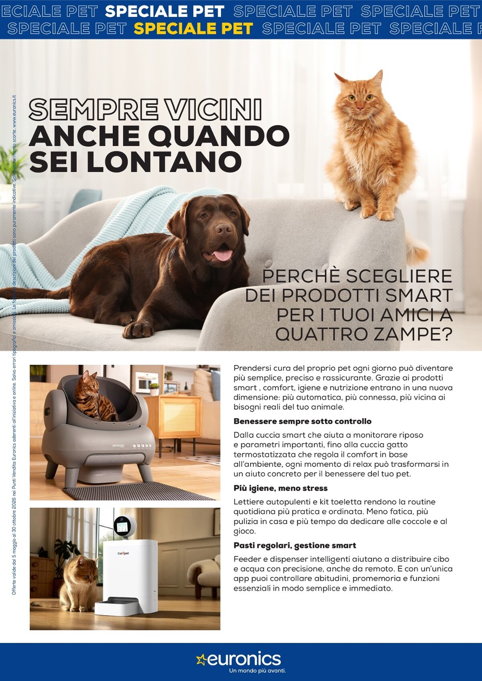 euronics - Volantino attuale di Euronics - Speciale Pet valido dal martedì 05/05/2026 al venerdì 30/10/2026 - page: 2