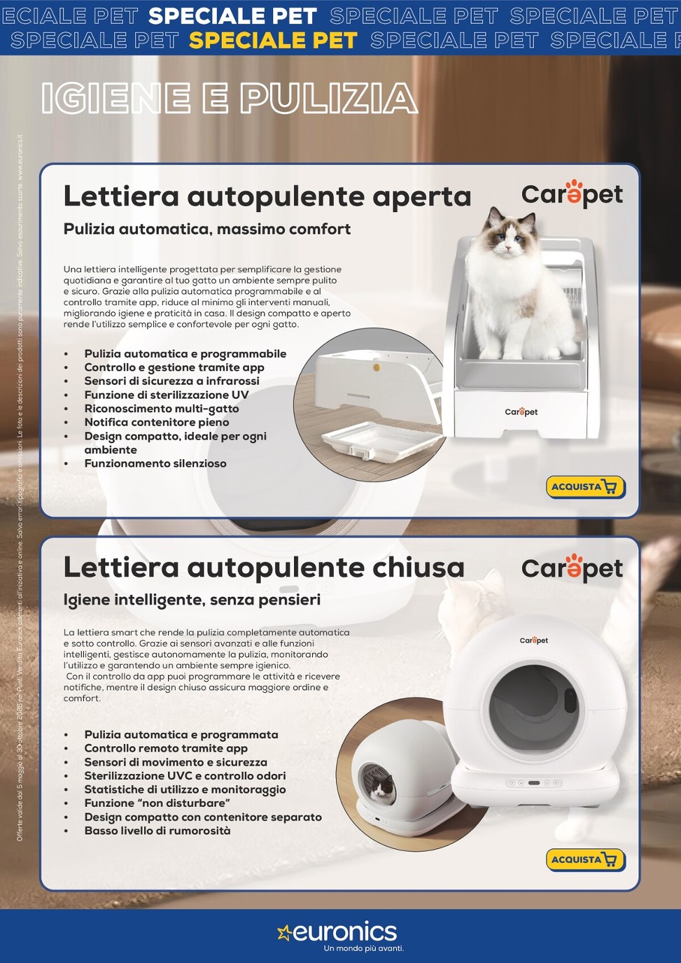 euronics - Volantino attuale di Euronics - Speciale Pet valido dal martedì 05/05/2026 al venerdì 30/10/2026 - page: 7