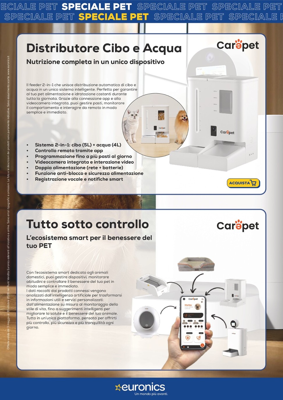 euronics - Volantino attuale di Euronics - Speciale Pet valido dal martedì 05/05/2026 al venerdì 30/10/2026 - page: 6