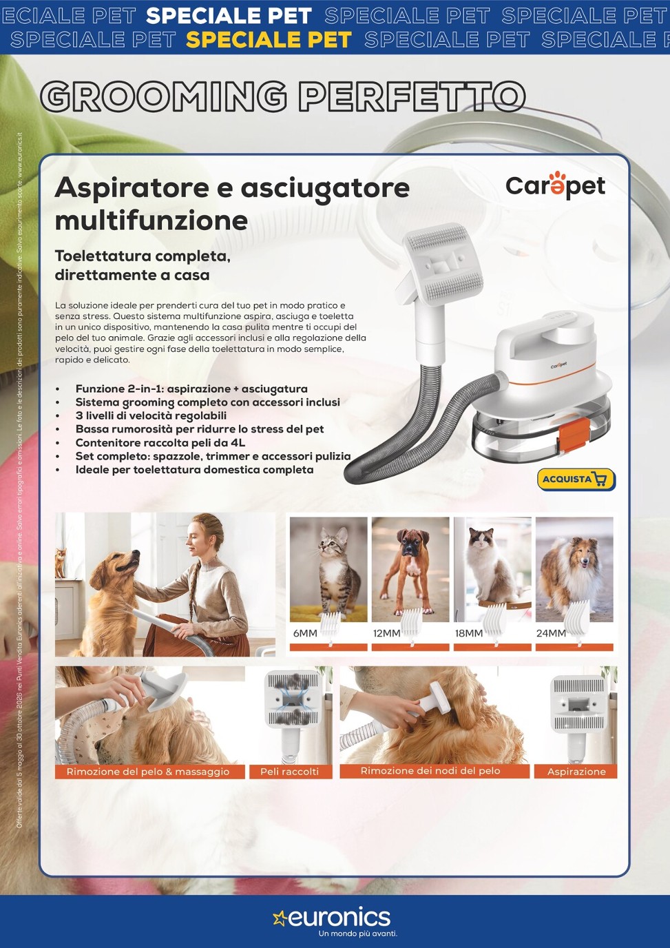 euronics - Volantino attuale di Euronics - Speciale Pet valido dal martedì 05/05/2026 al venerdì 30/10/2026 - page: 10
