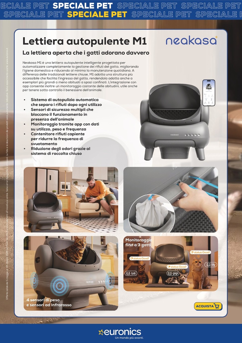 euronics - Volantino attuale di Euronics - Speciale Pet valido dal martedì 05/05/2026 al venerdì 30/10/2026 - page: 8
