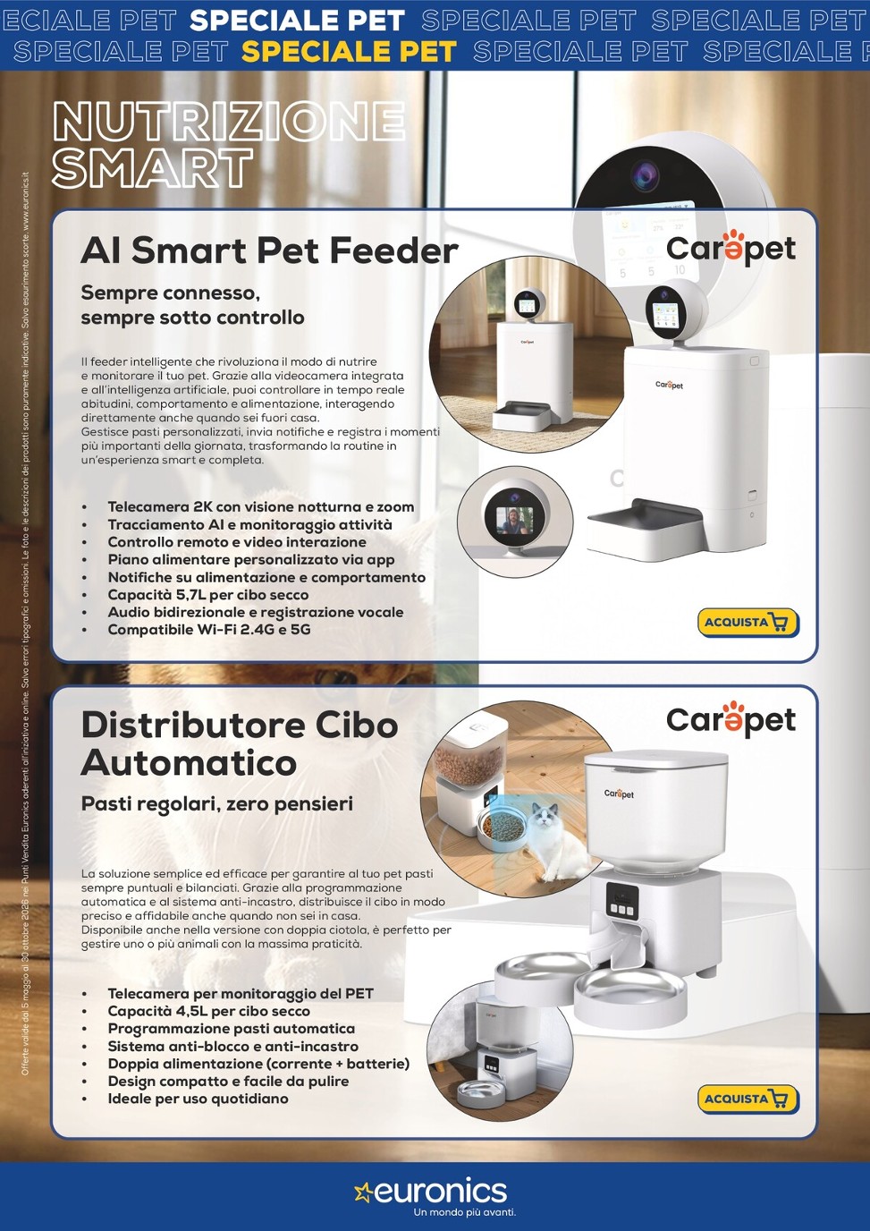 euronics - Volantino attuale di Euronics - Speciale Pet valido dal martedì 05/05/2026 al venerdì 30/10/2026 - page: 5
