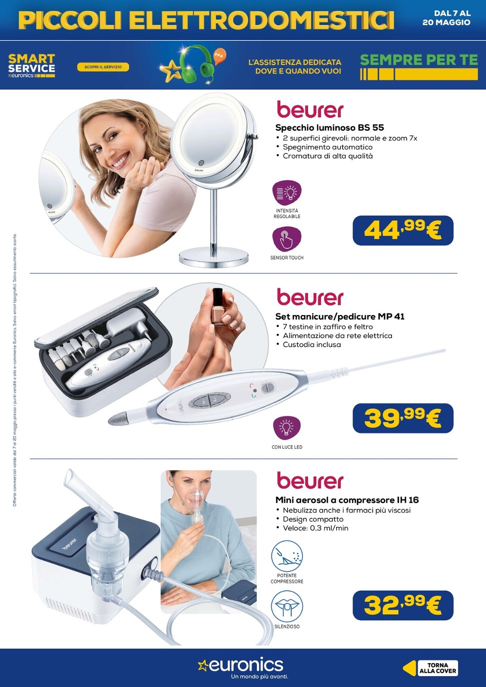 euronics - Volantino attuale di Euronics - Speciale Piccoli Elettrodomestici valido dal giovedì 07/05/2026 al mercoledì 20/05/2026 - page: 21