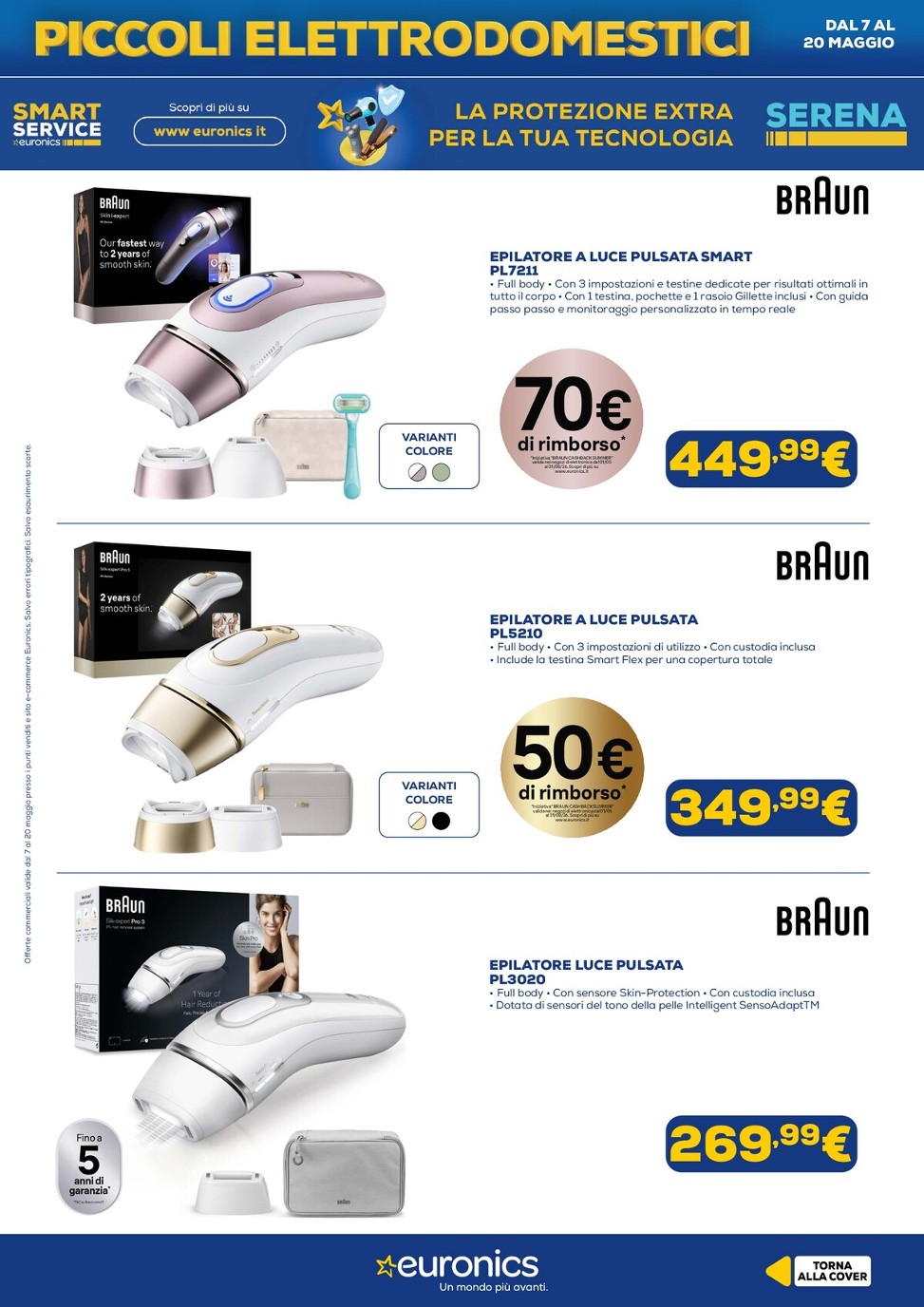 euronics - Volantino attuale di Euronics - Speciale Piccoli Elettrodomestici valido dal giovedì 07/05/2026 al mercoledì 20/05/2026 - page: 10