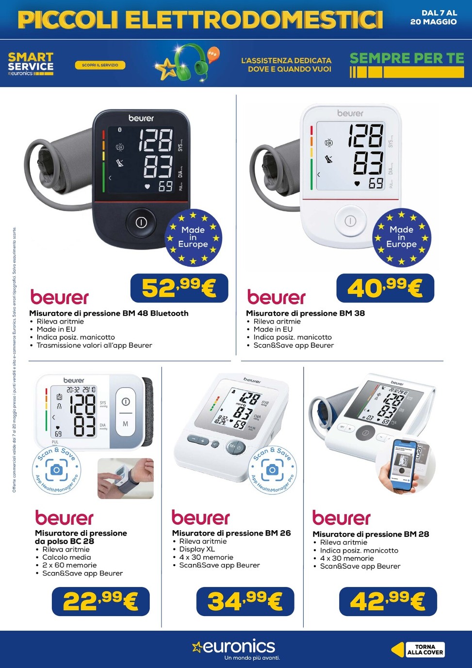 euronics - Volantino attuale di Euronics - Speciale Piccoli Elettrodomestici valido dal giovedì 07/05/2026 al mercoledì 20/05/2026 - page: 19