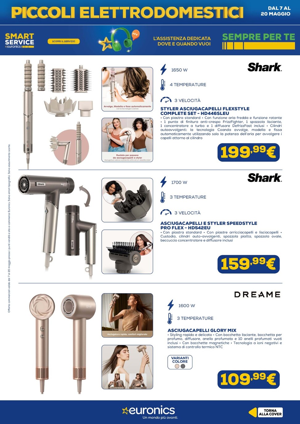 euronics - Volantino attuale di Euronics - Speciale Piccoli Elettrodomestici valido dal giovedì 07/05/2026 al mercoledì 20/05/2026 - page: 7