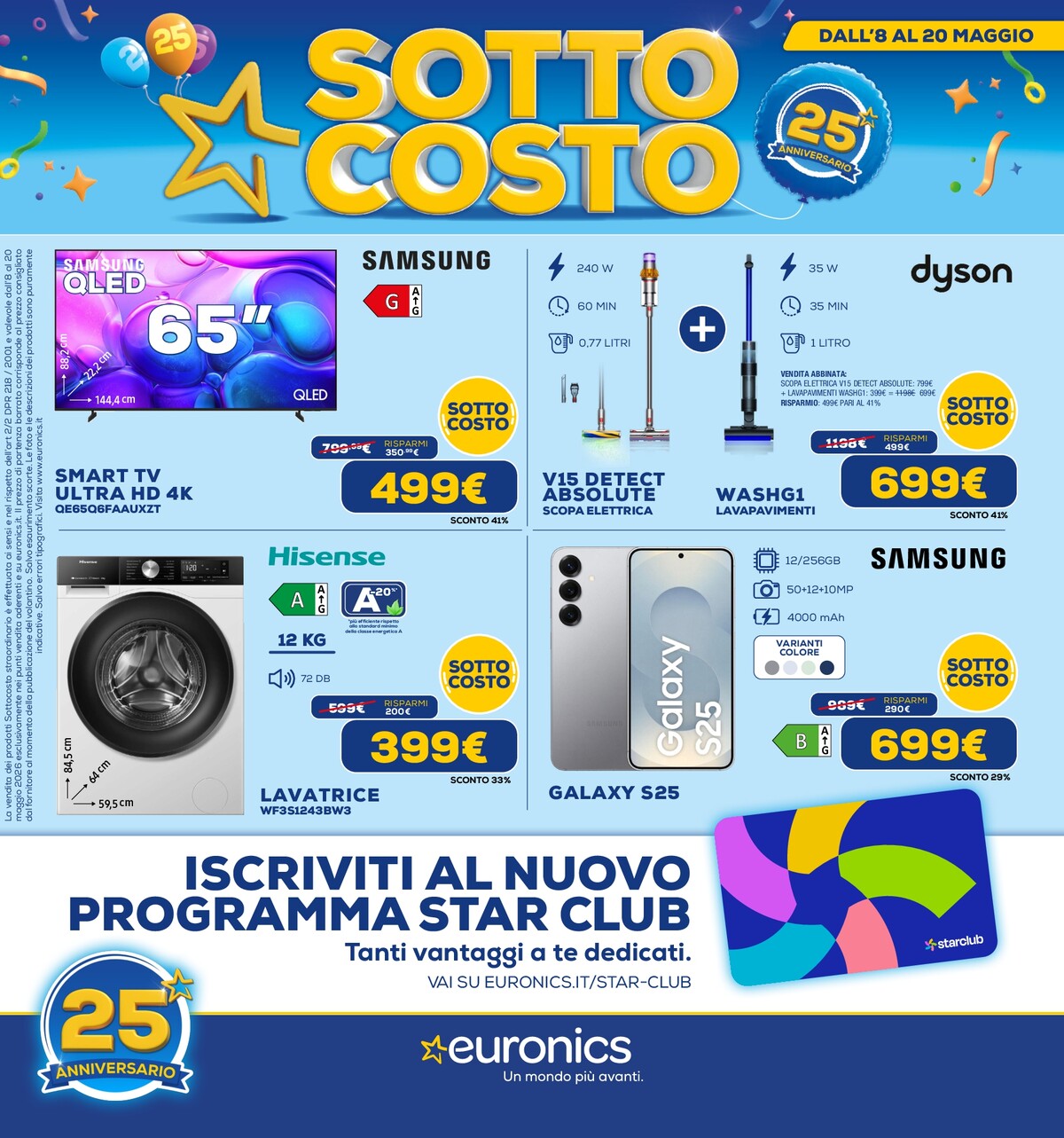 euronics - Volantino attuale di Euronics valido dal venerdì 08/05/2026 al mercoledì 20/05/2026