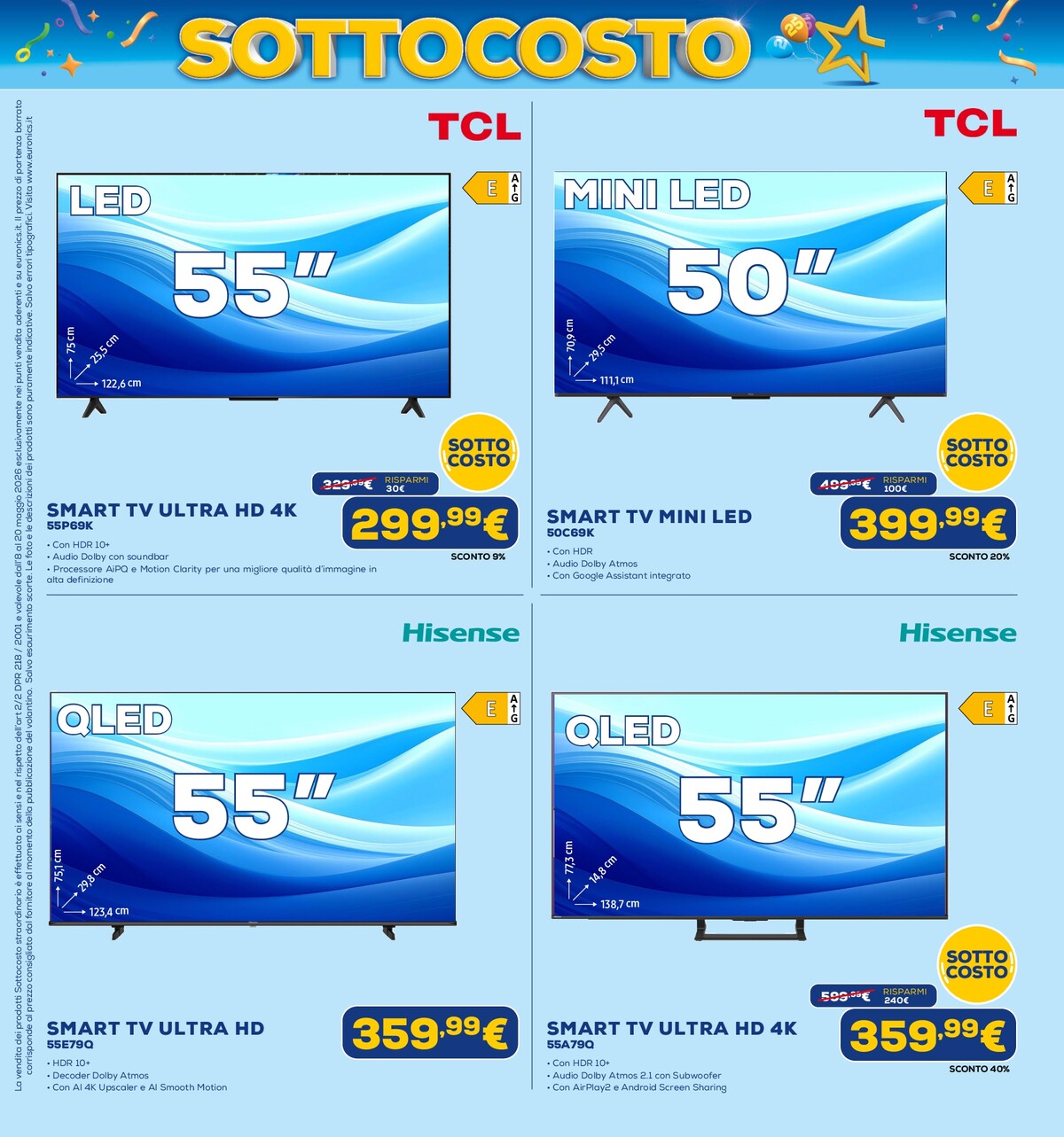 euronics - Volantino attuale di Euronics valido dal venerdì 08/05/2026 al mercoledì 20/05/2026 - page: 12