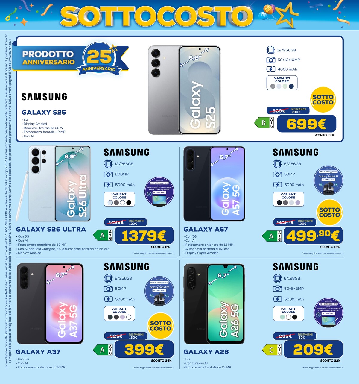 euronics - Volantino attuale di Euronics valido dal venerdì 08/05/2026 al mercoledì 20/05/2026 - page: 3