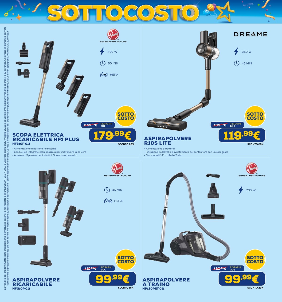 euronics - Volantino attuale di Euronics valido dal venerdì 08/05/2026 al mercoledì 20/05/2026 - page: 42