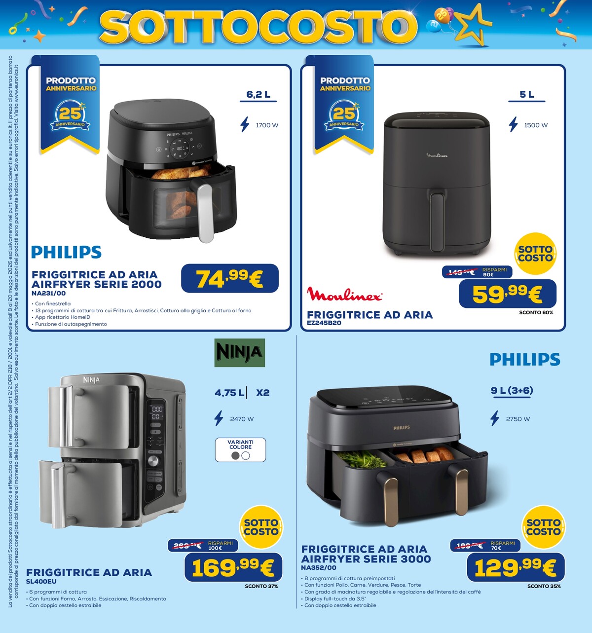 euronics - Volantino attuale di Euronics valido dal venerdì 08/05/2026 al mercoledì 20/05/2026 - page: 46