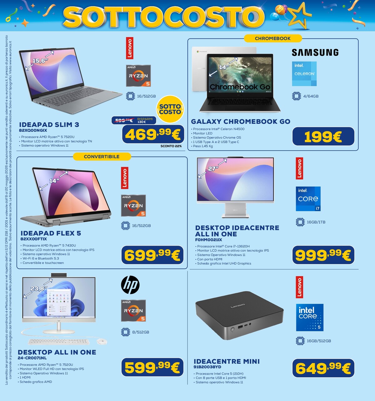 euronics - Volantino attuale di Euronics valido dal venerdì 08/05/2026 al mercoledì 20/05/2026 - page: 20