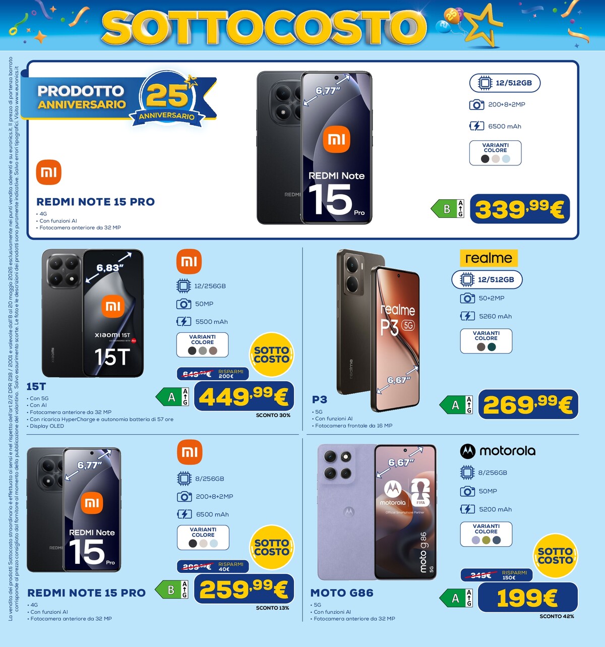 euronics - Volantino attuale di Euronics valido dal venerdì 08/05/2026 al mercoledì 20/05/2026 - page: 7
