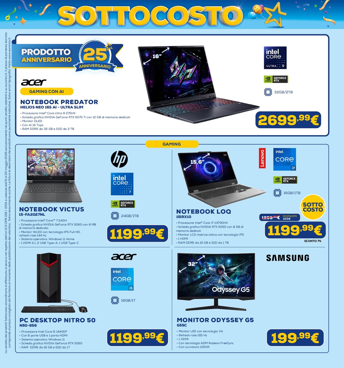 euronics - Volantino attuale di Euronics valido dal venerdì 08/05/2026 al mercoledì 20/05/2026 - page: 16