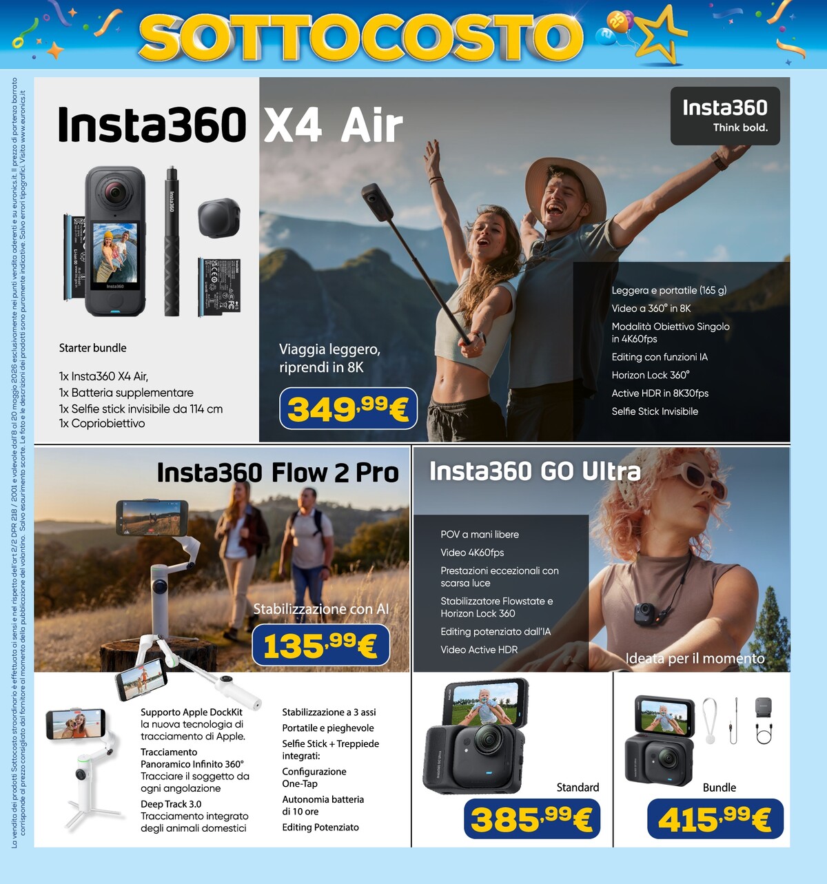 euronics - Volantino attuale di Euronics valido dal venerdì 08/05/2026 al mercoledì 20/05/2026 - page: 52