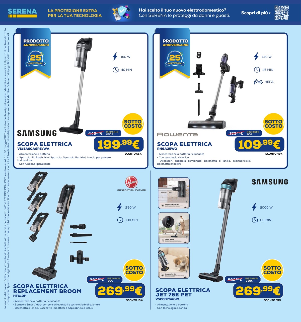 euronics - Volantino attuale di Euronics valido dal venerdì 08/05/2026 al mercoledì 20/05/2026 - page: 41