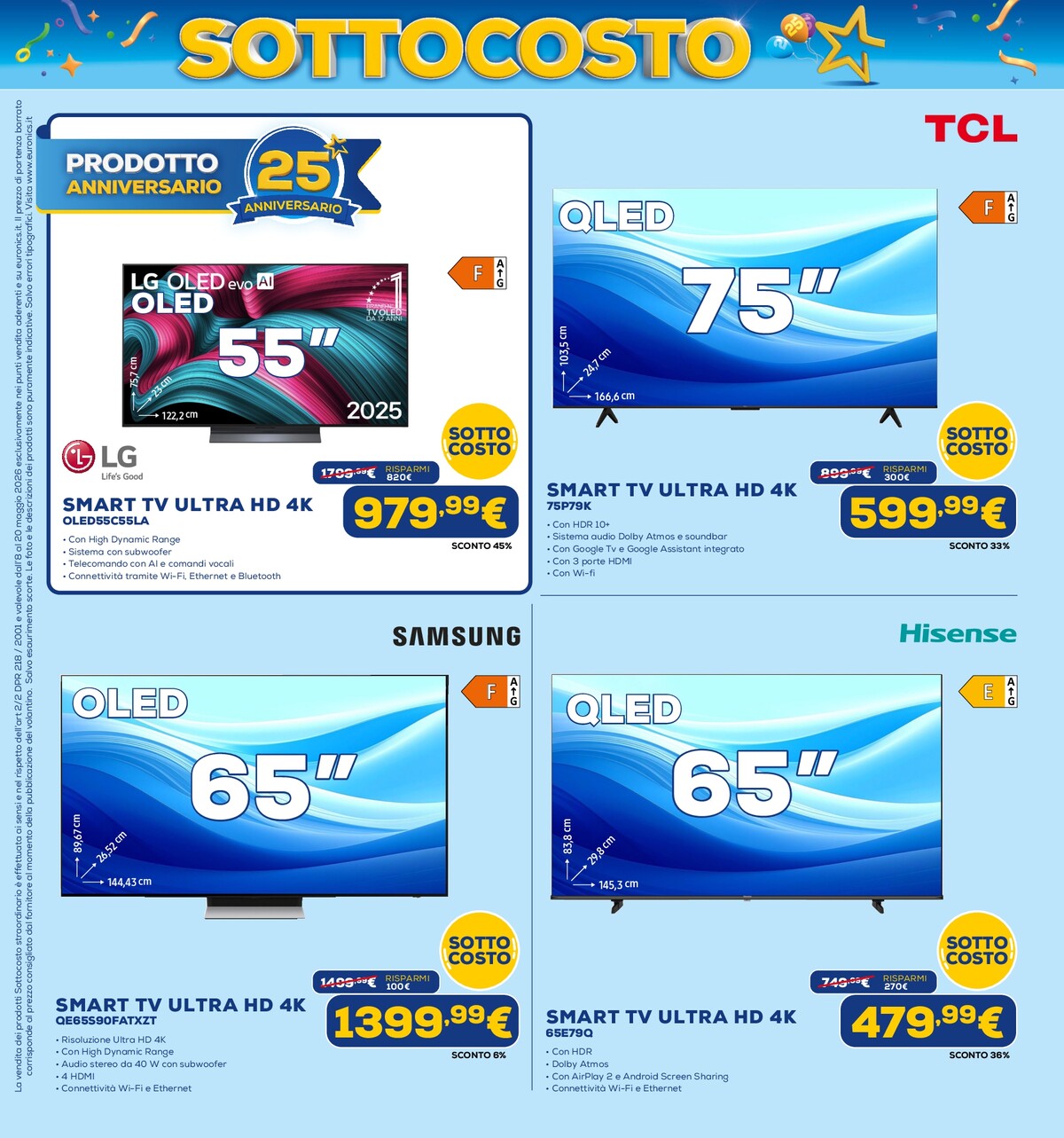 euronics - Volantino attuale di Euronics valido dal venerdì 08/05/2026 al mercoledì 20/05/2026 - page: 9