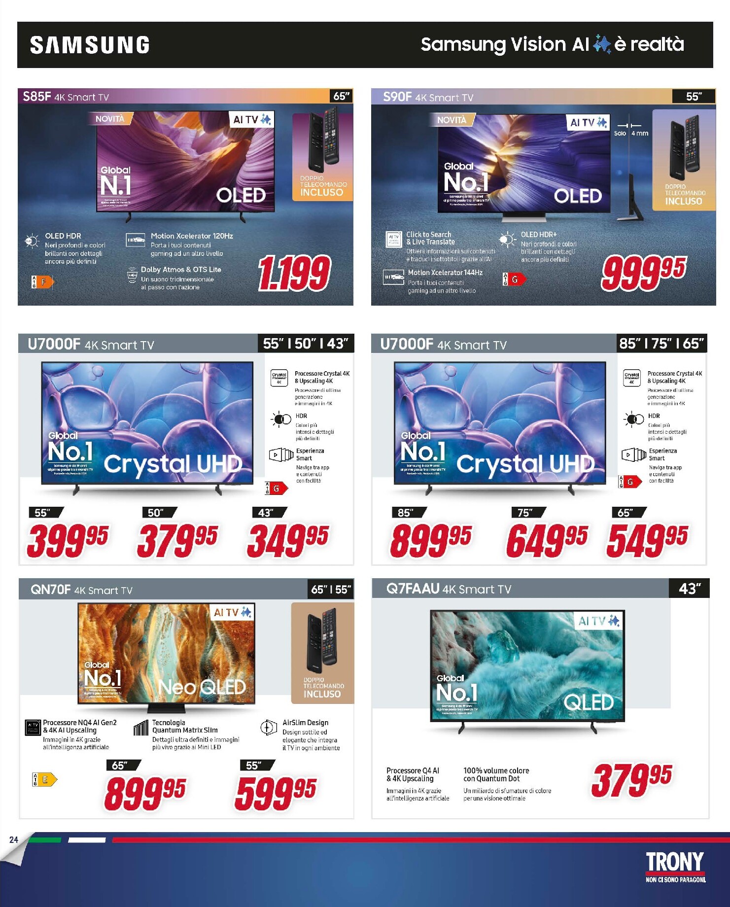 trony - Volantino attuale di Trony valido dal venerdì 12/06/2026 al domenica 21/06/2026 - page: 24