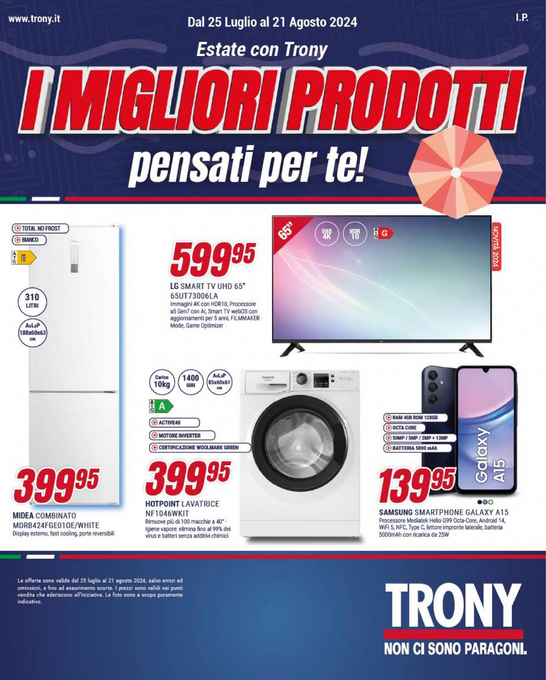 trony - Nuovo volantino Trony 25.07. - 21.08.
