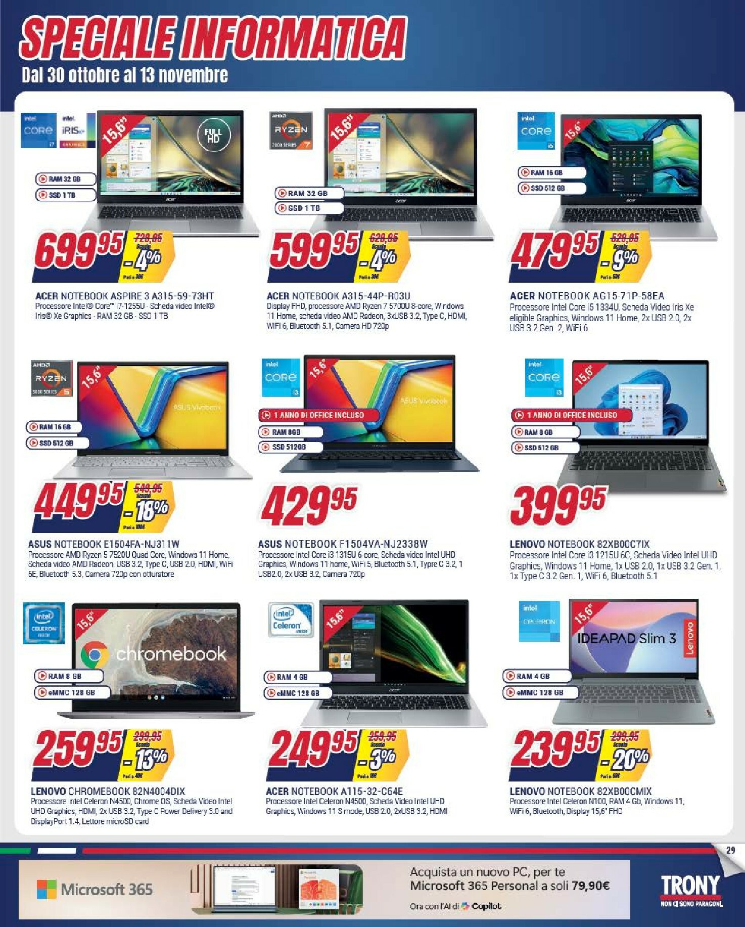 trony - Volantino Trony valido dal 30/10 al 24/11 - page: 29