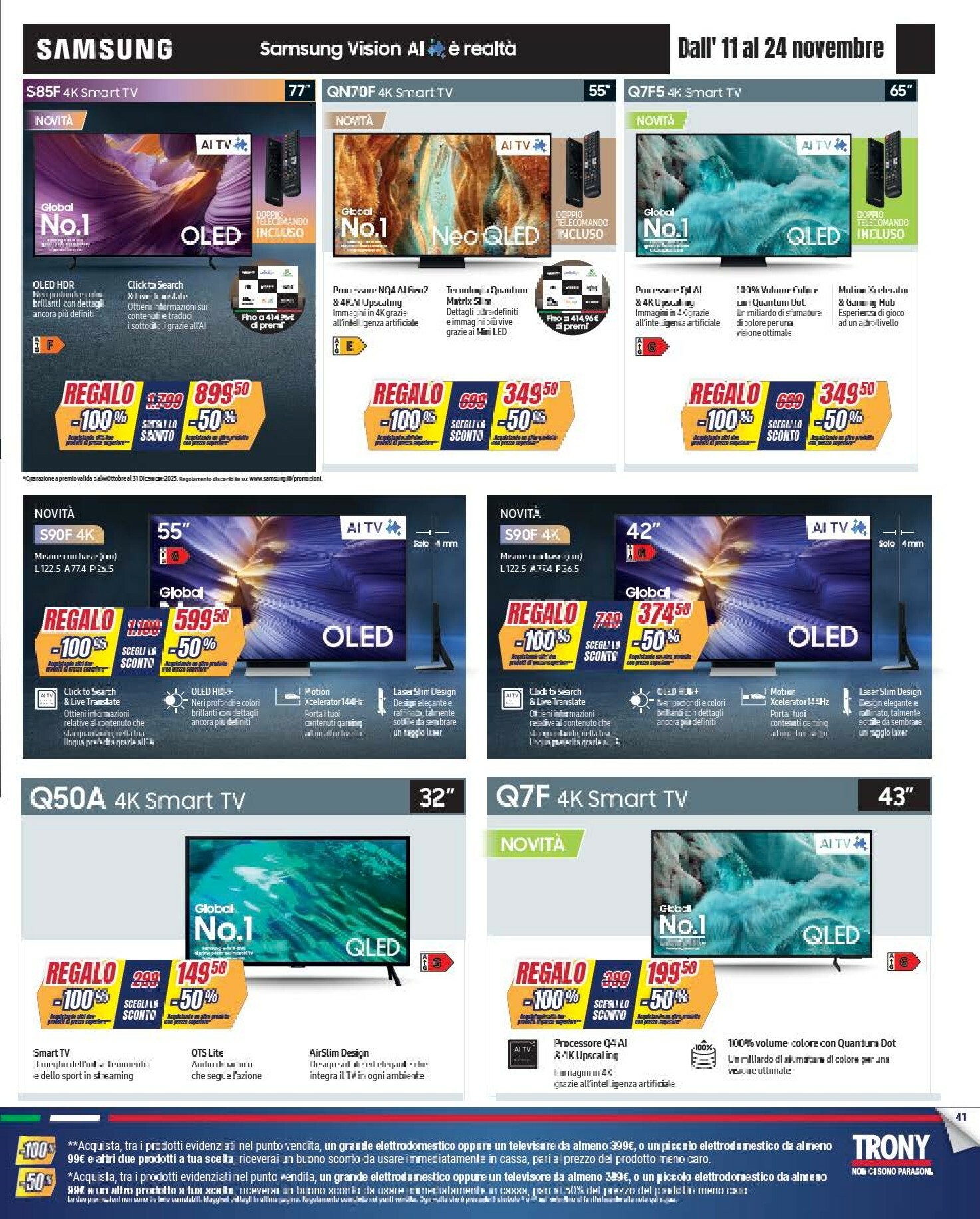 trony - Volantino Trony valido dal 30/10 al 24/11 - page: 41