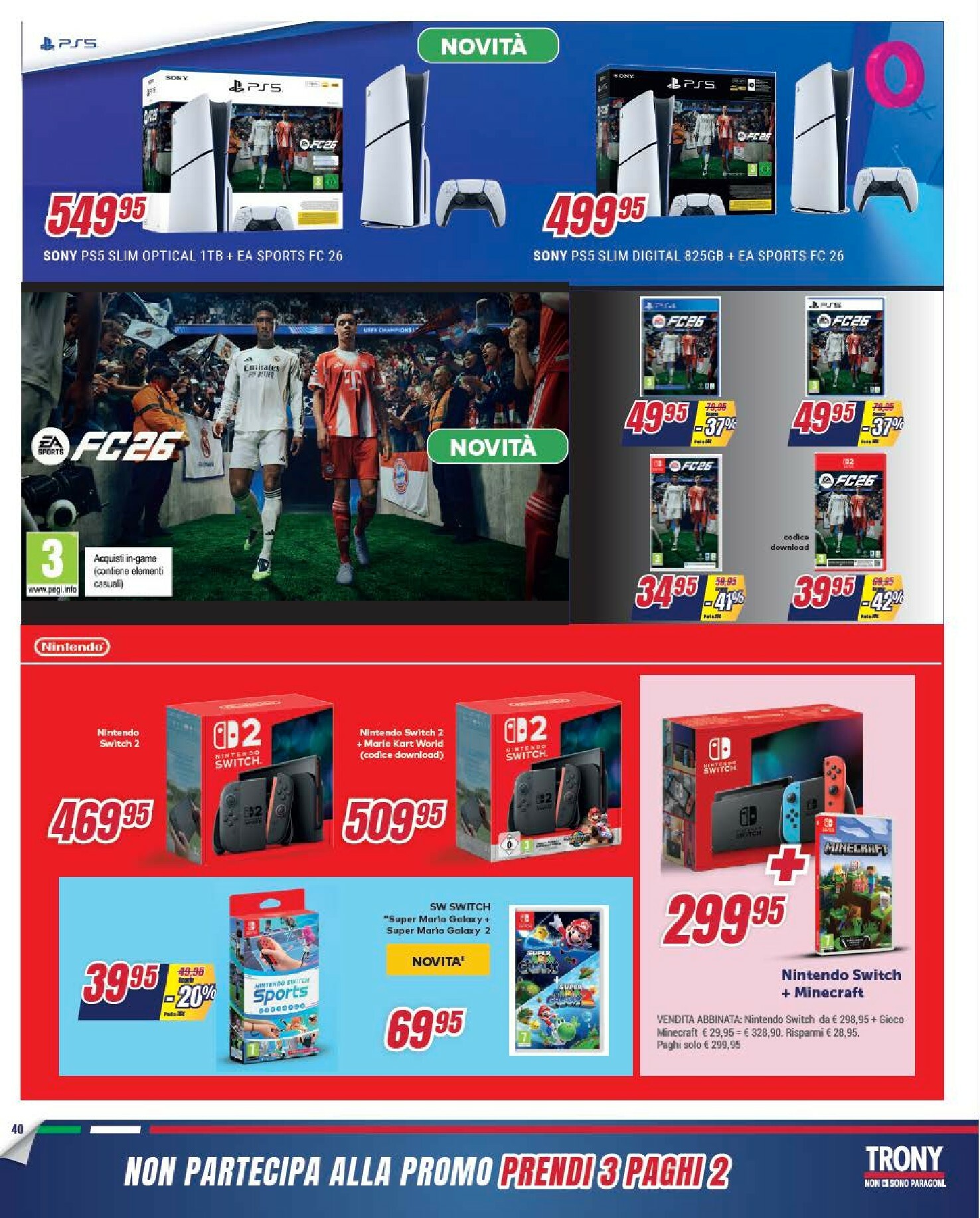 trony - Volantino Trony - Prendi 3 Paghi 2 valido dal 30/10 al 24/11 - page: 40