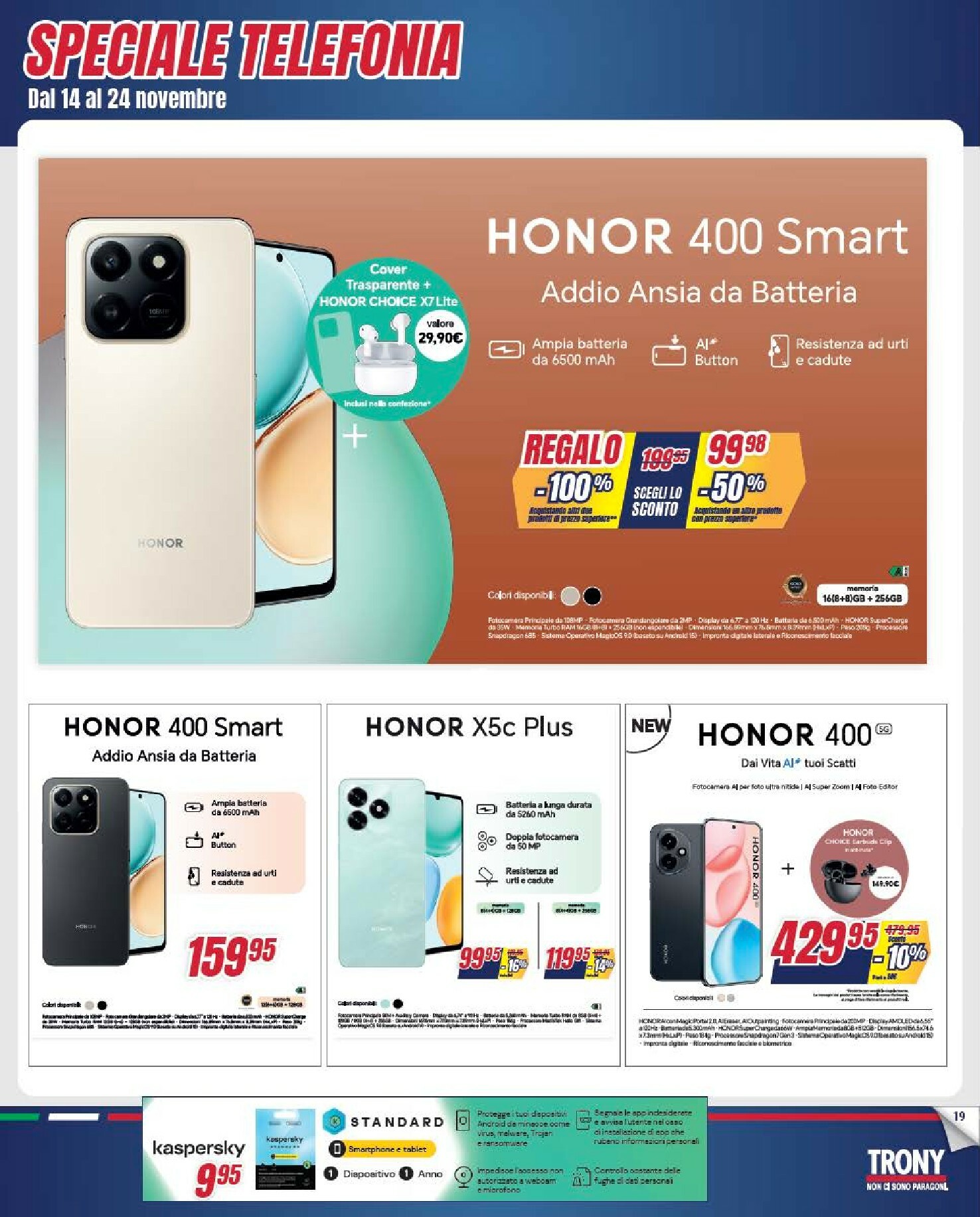 trony - Volantino Trony - Prendi 3 Paghi 2 valido dal 30/10 al 24/11 - page: 19