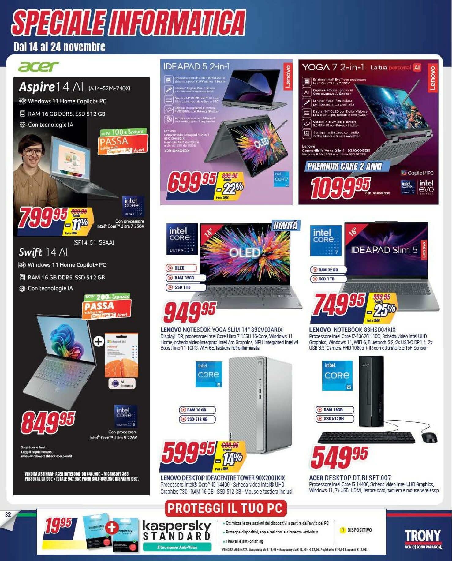 trony - Volantino Trony - Prendi 3 Paghi 2 valido dal 30/10 al 24/11 - page: 32