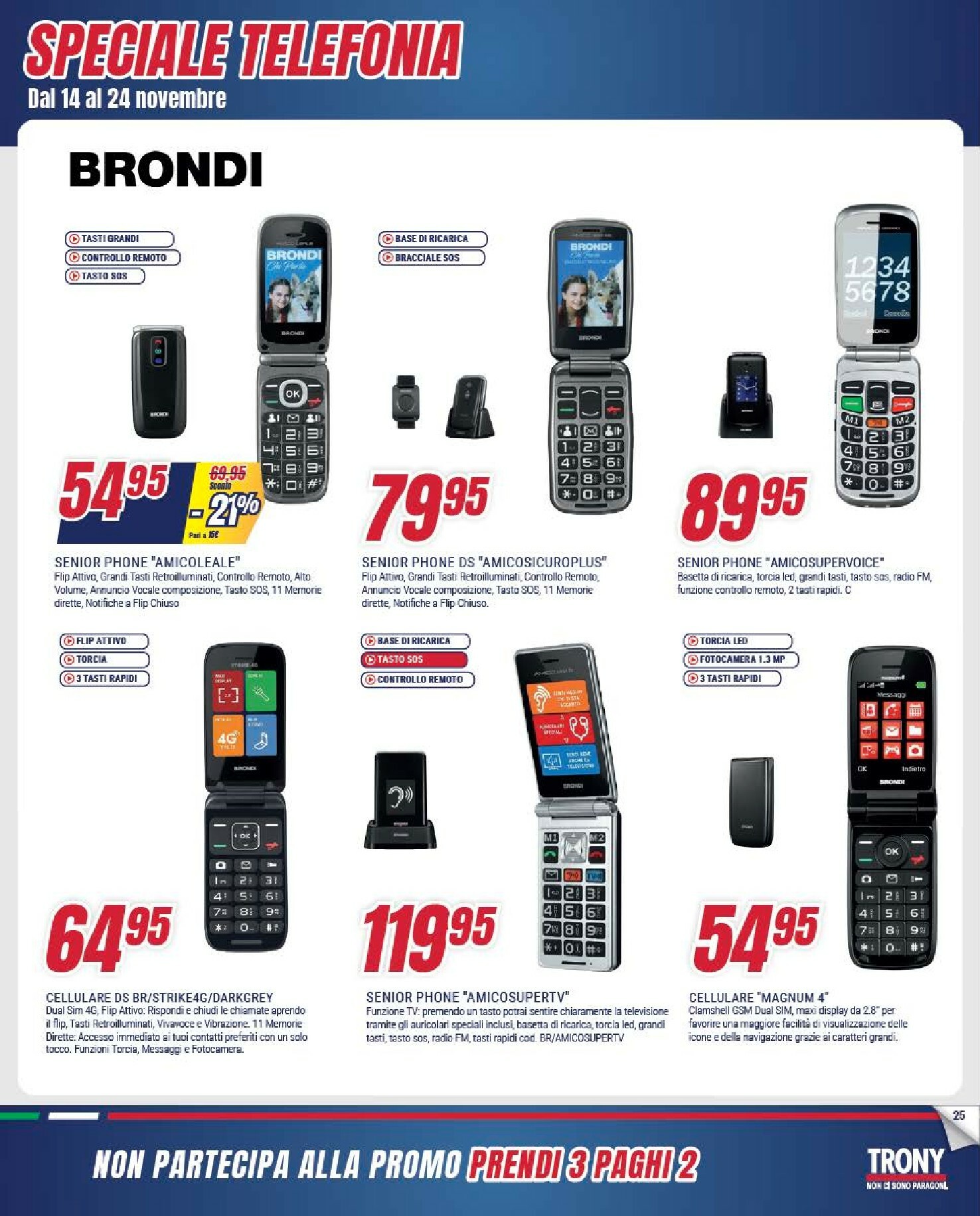 trony - Volantino Trony - Prendi 3 Paghi 2 valido dal 30/10 al 24/11 - page: 25