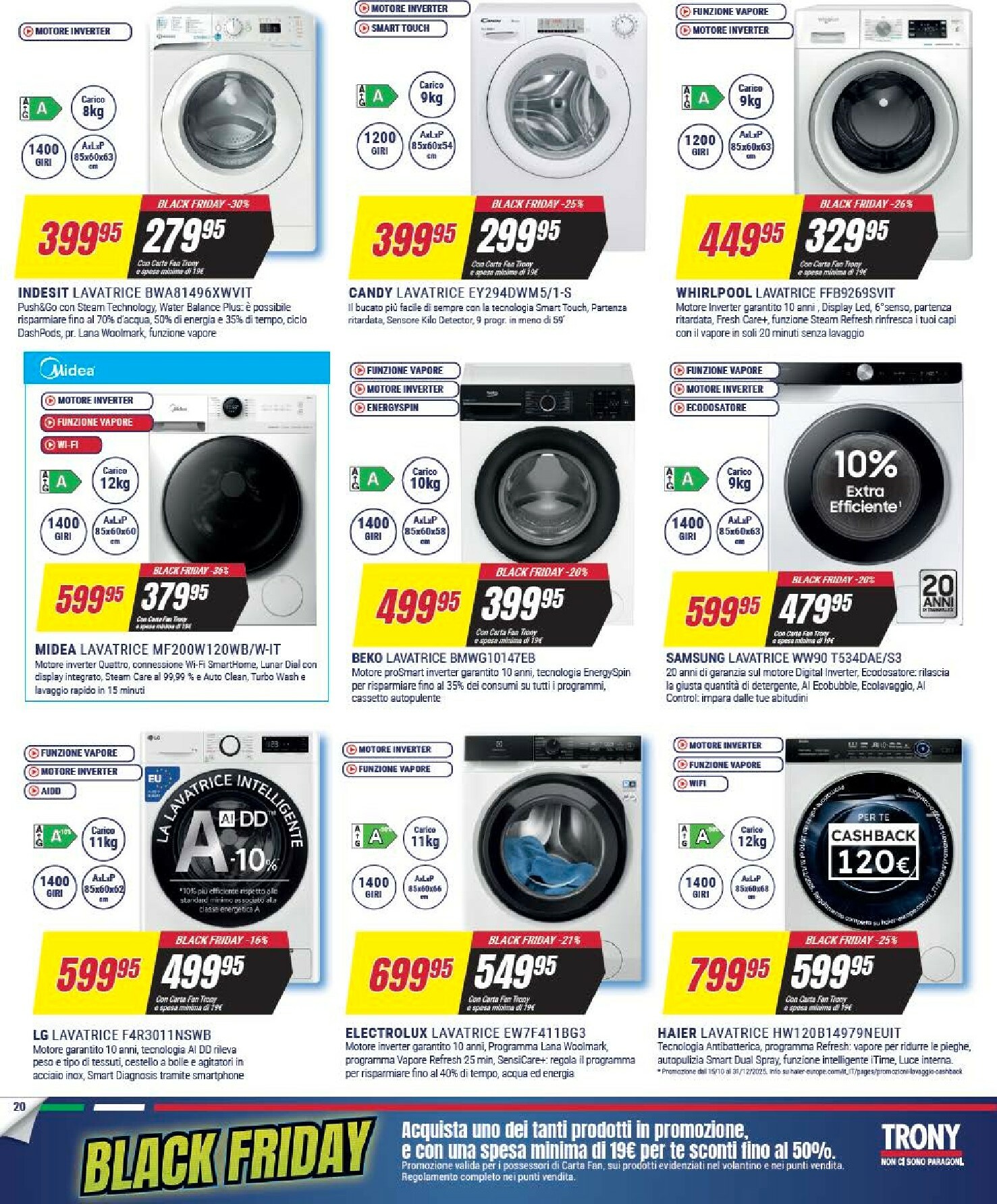 trony - Volantino Trony - Black Friday valido dal 25/11 al 03/12 - page: 20