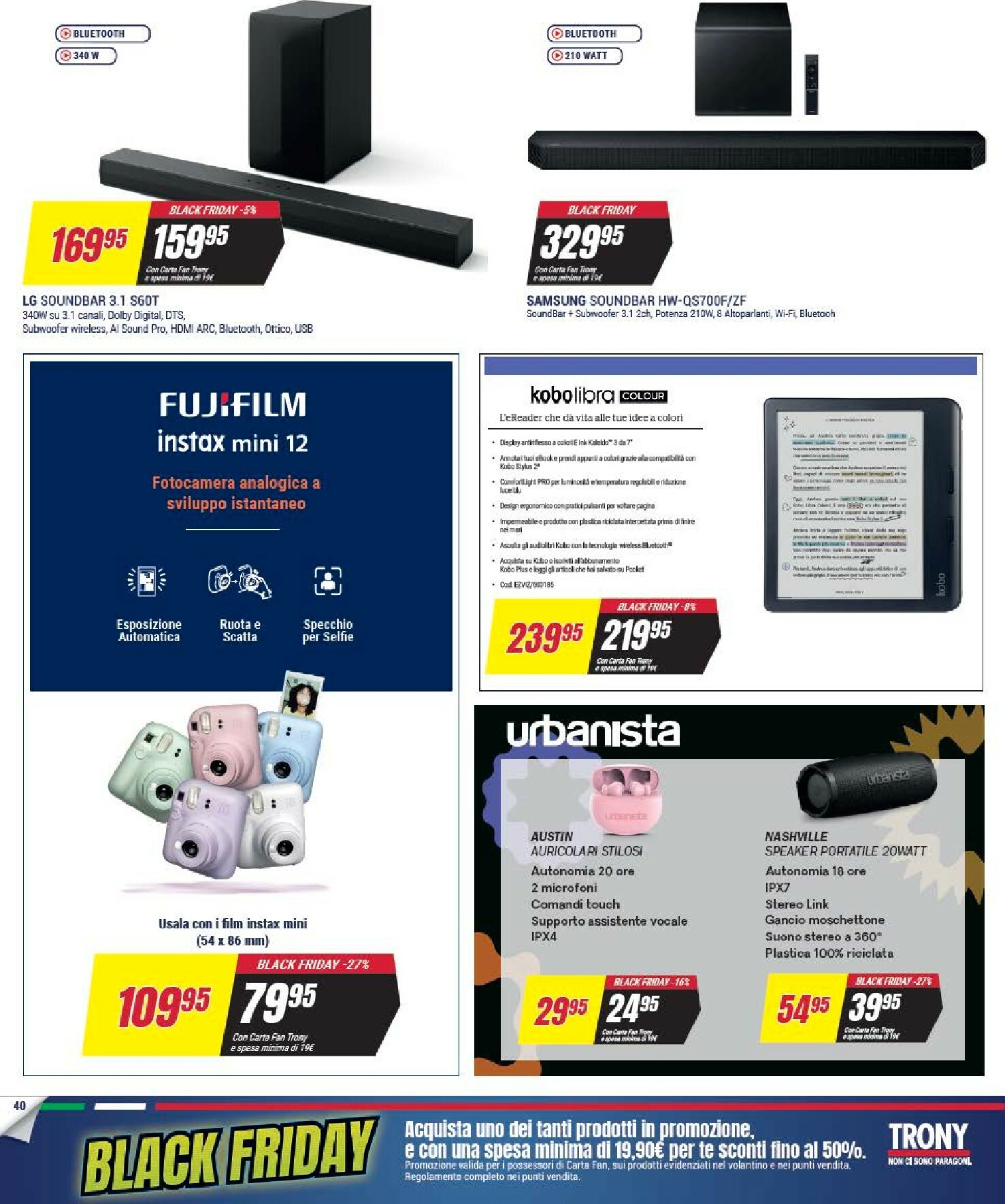 trony - Volantino Trony - Black Friday valido dal 25/11 al 03/12 - page: 40