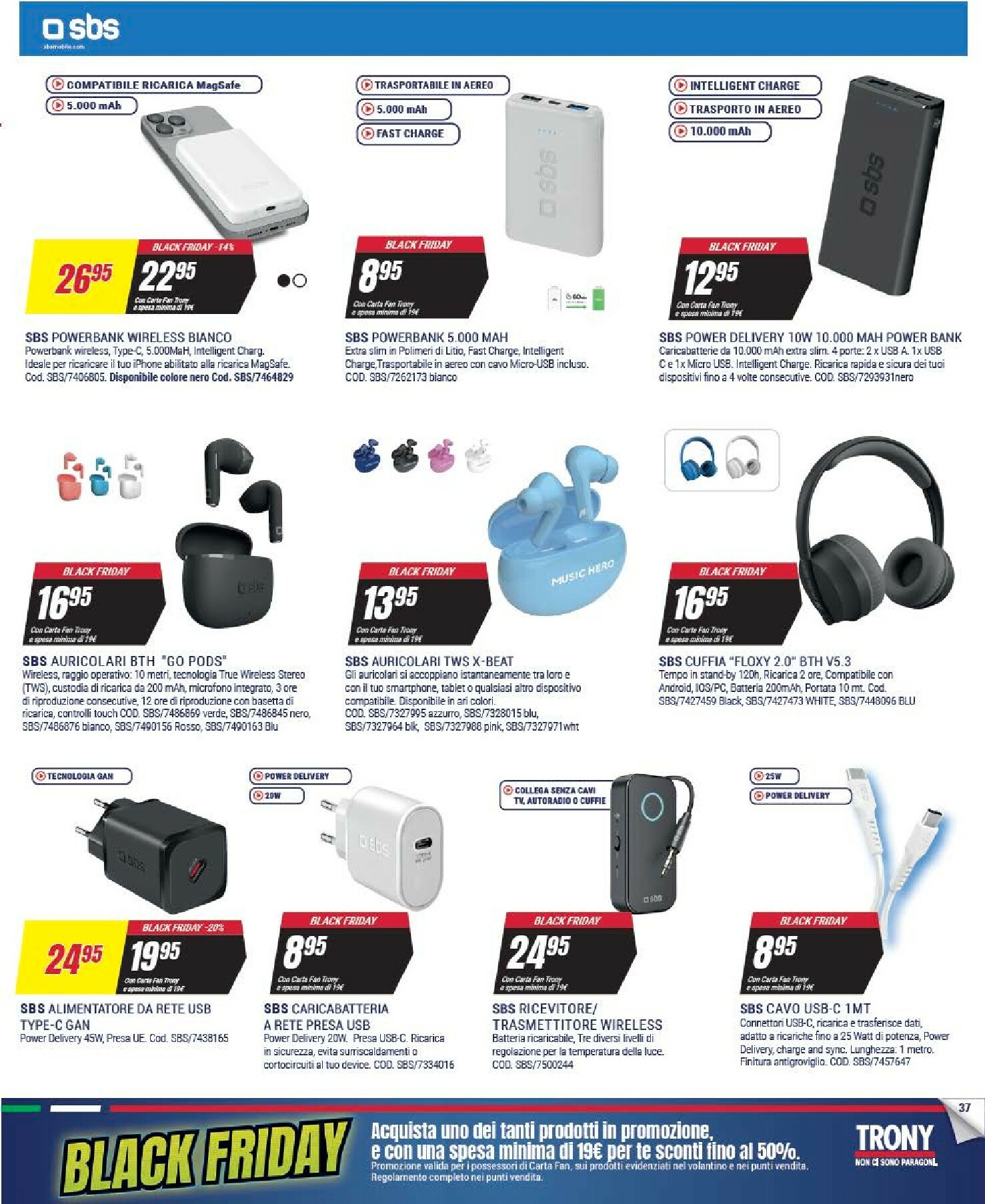 trony - Volantino Trony - Black Friday valido dal 25/11 al 03/12 - page: 37